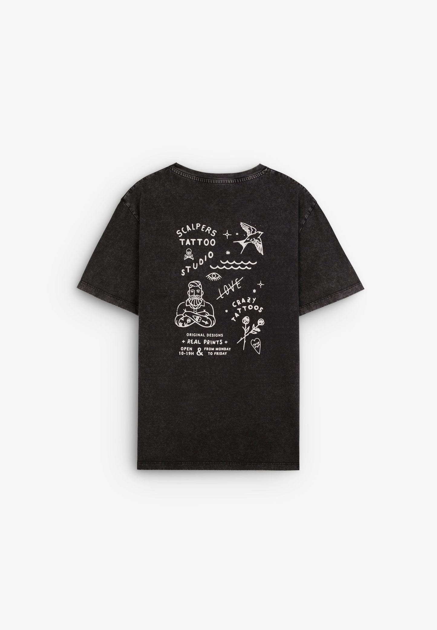 CONTRAST PRINT T-SHIRT