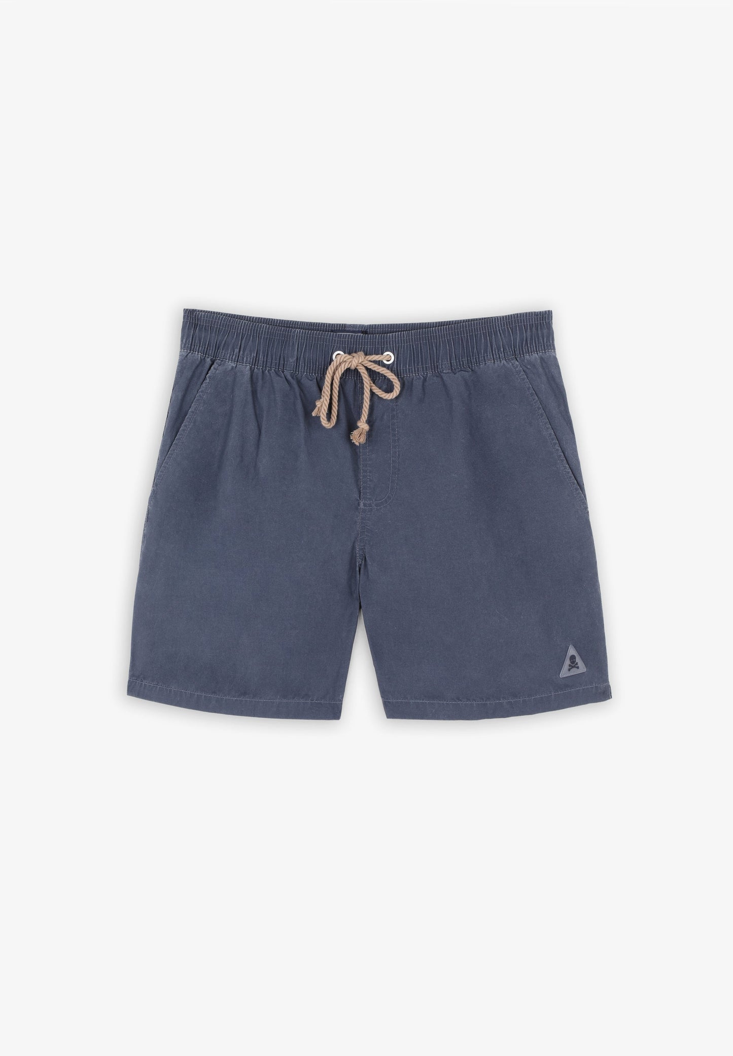 FADED SWIMMING TRUNKS WITH EMBROIDERED SKULL