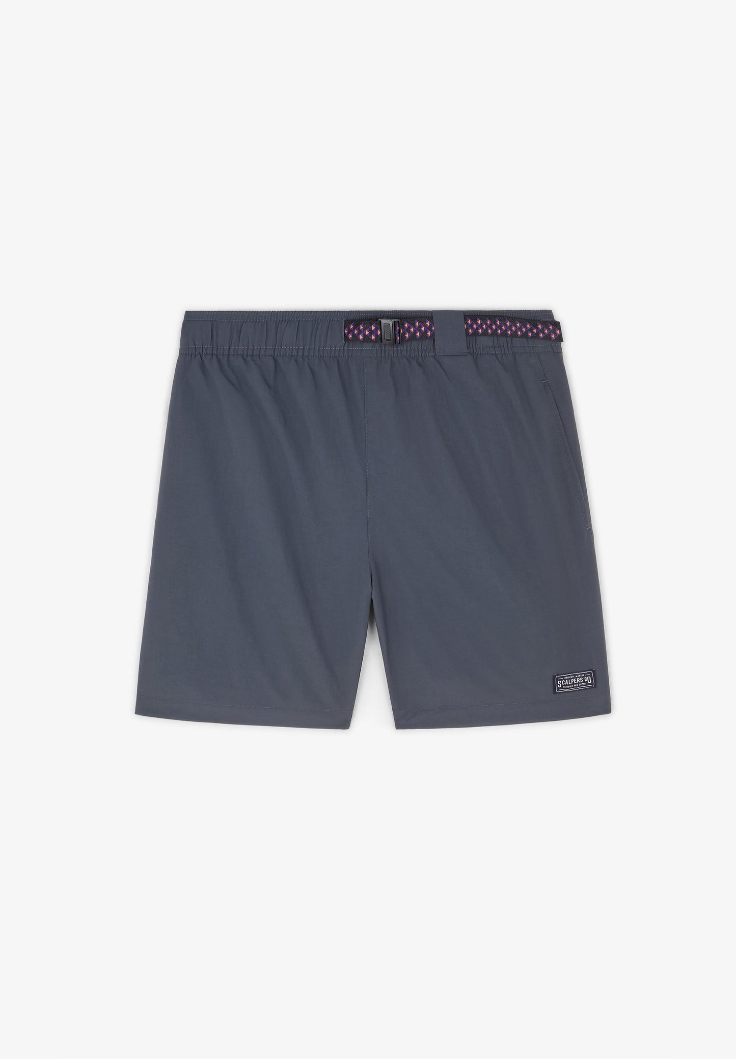 SWIMMING TRUNKS WITH STRAP FASTENING