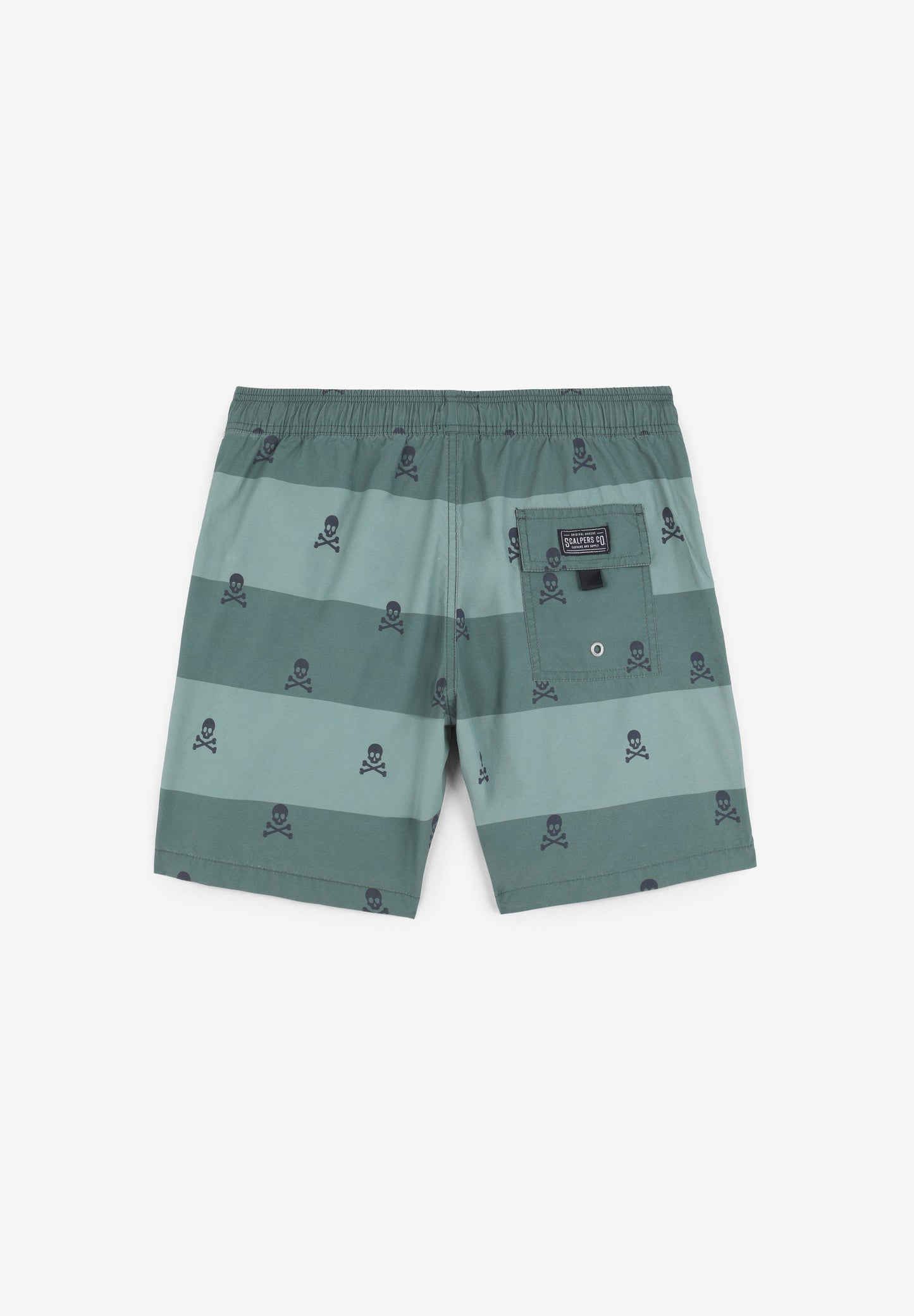 MAILLOT DE BAIN RAYURES SKULLS