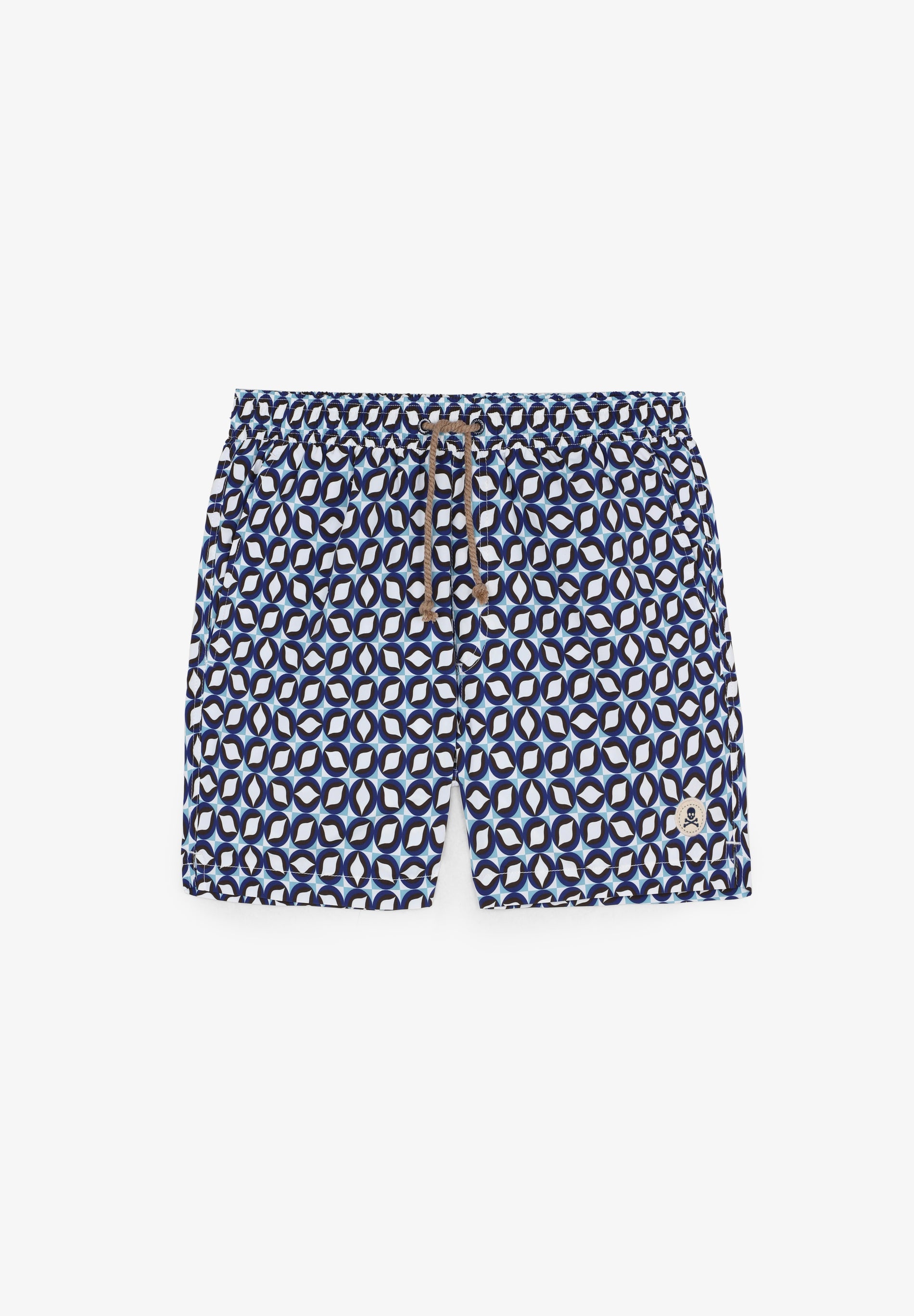 SWIMMING TRUNKS WITH ALL-OVER PRINT