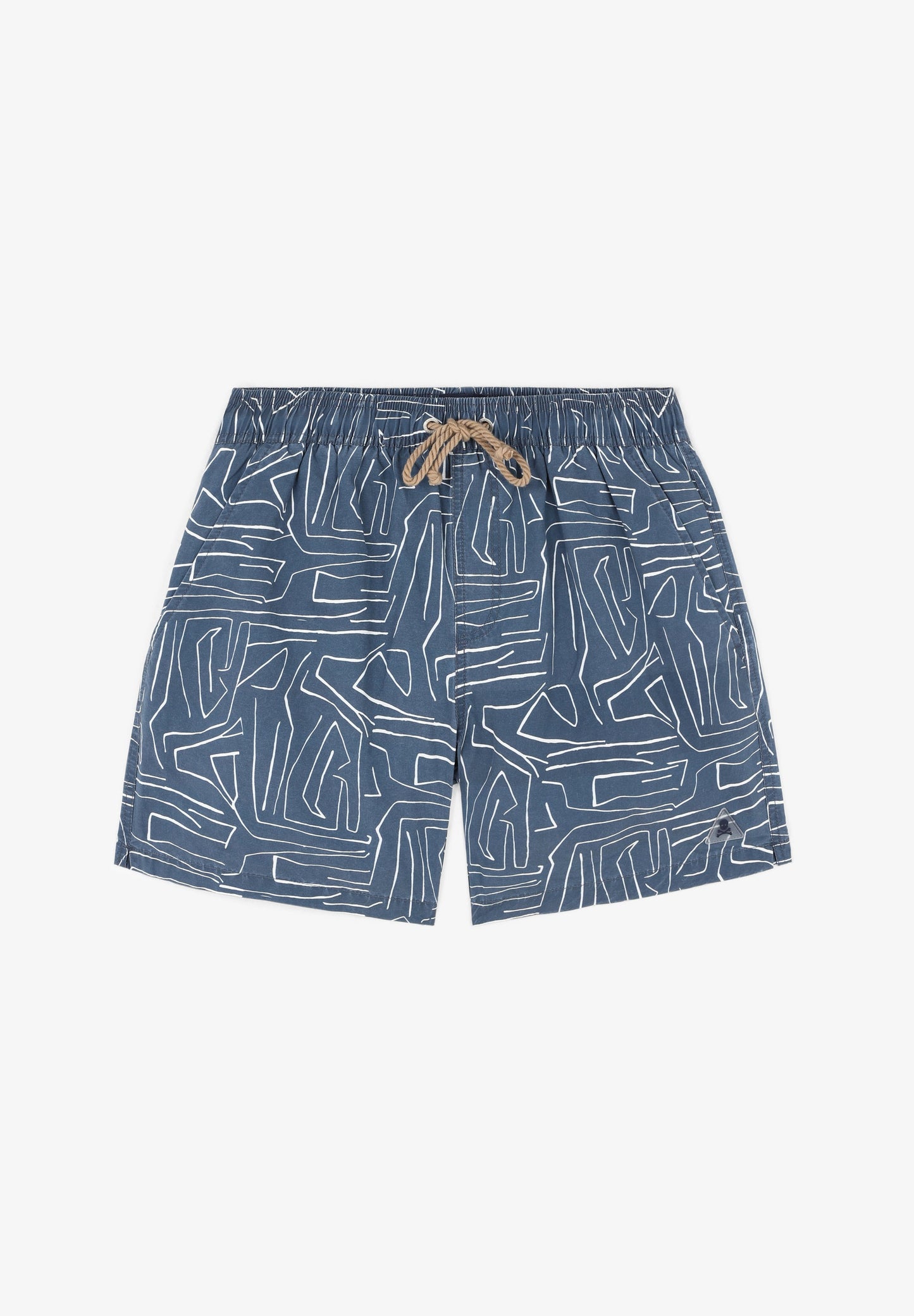 STRIPED SWIMMING TRUNKS