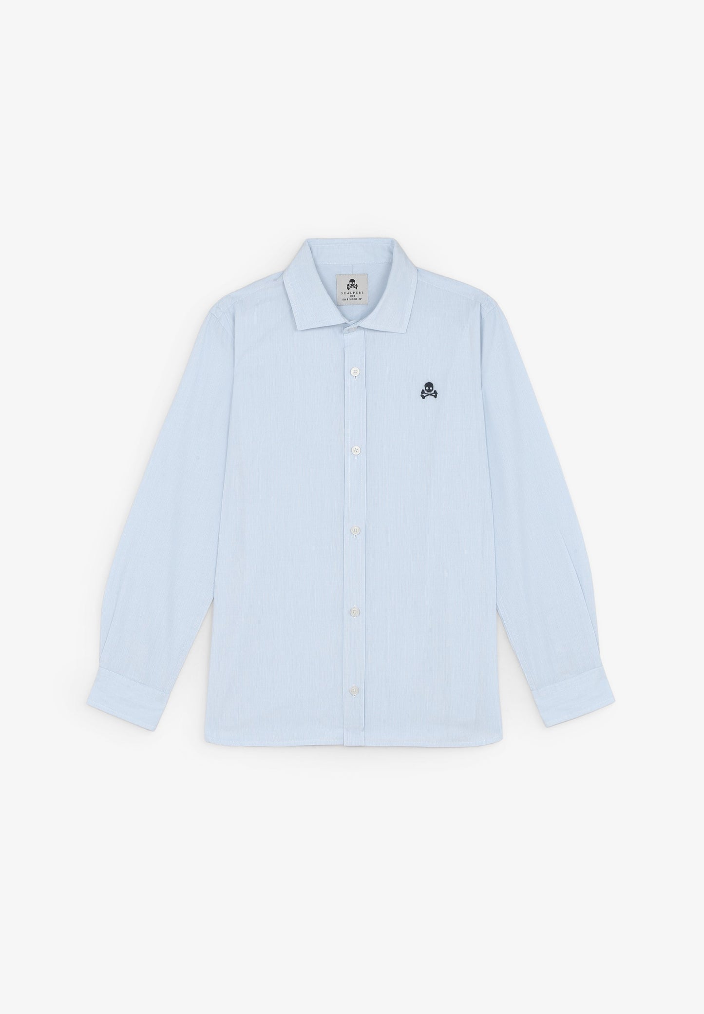 CONTRAST SKULL SHIRT