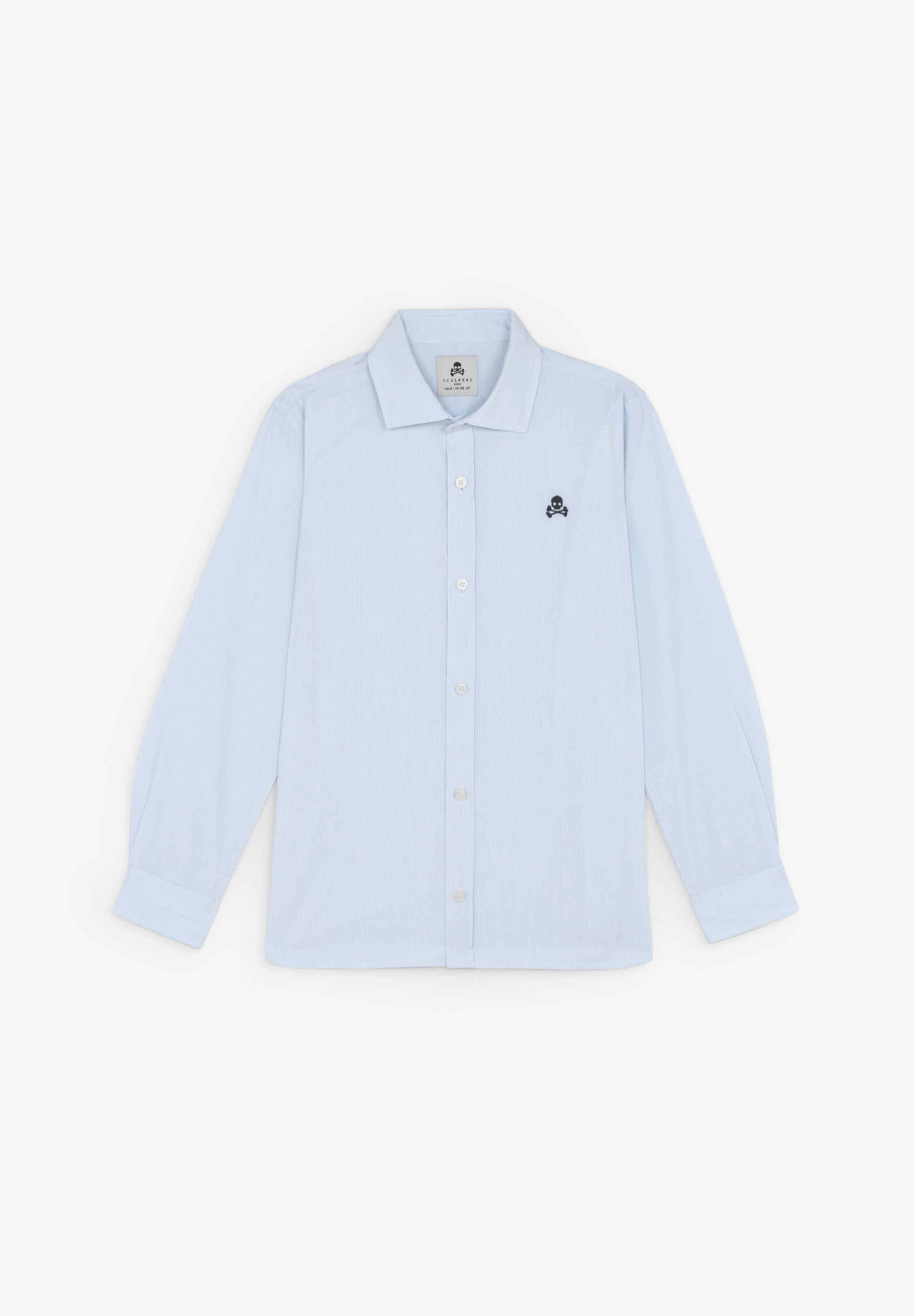 CONTRAST SKULL SHIRT