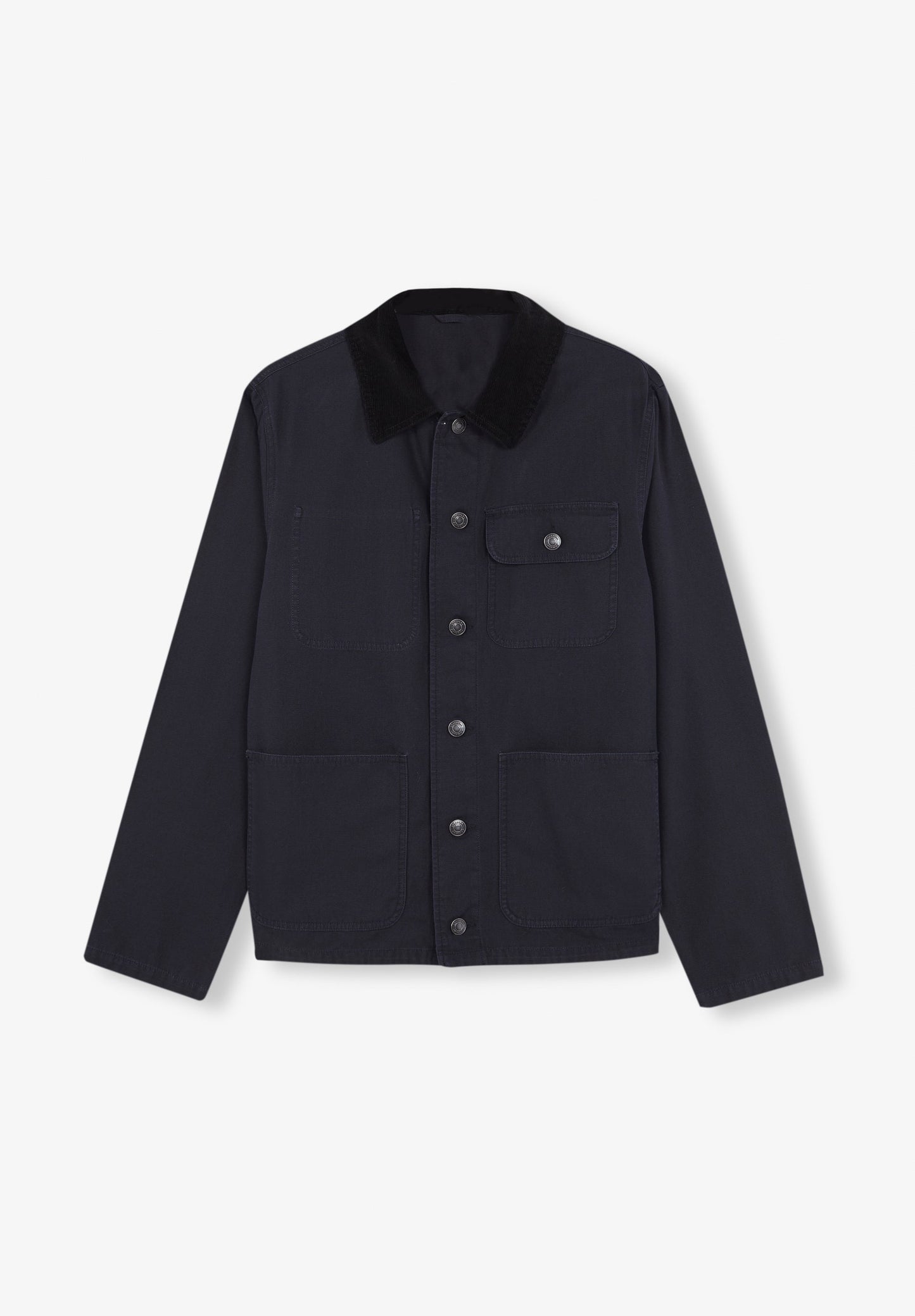 JACKET WITH CORDUROY COLLAR