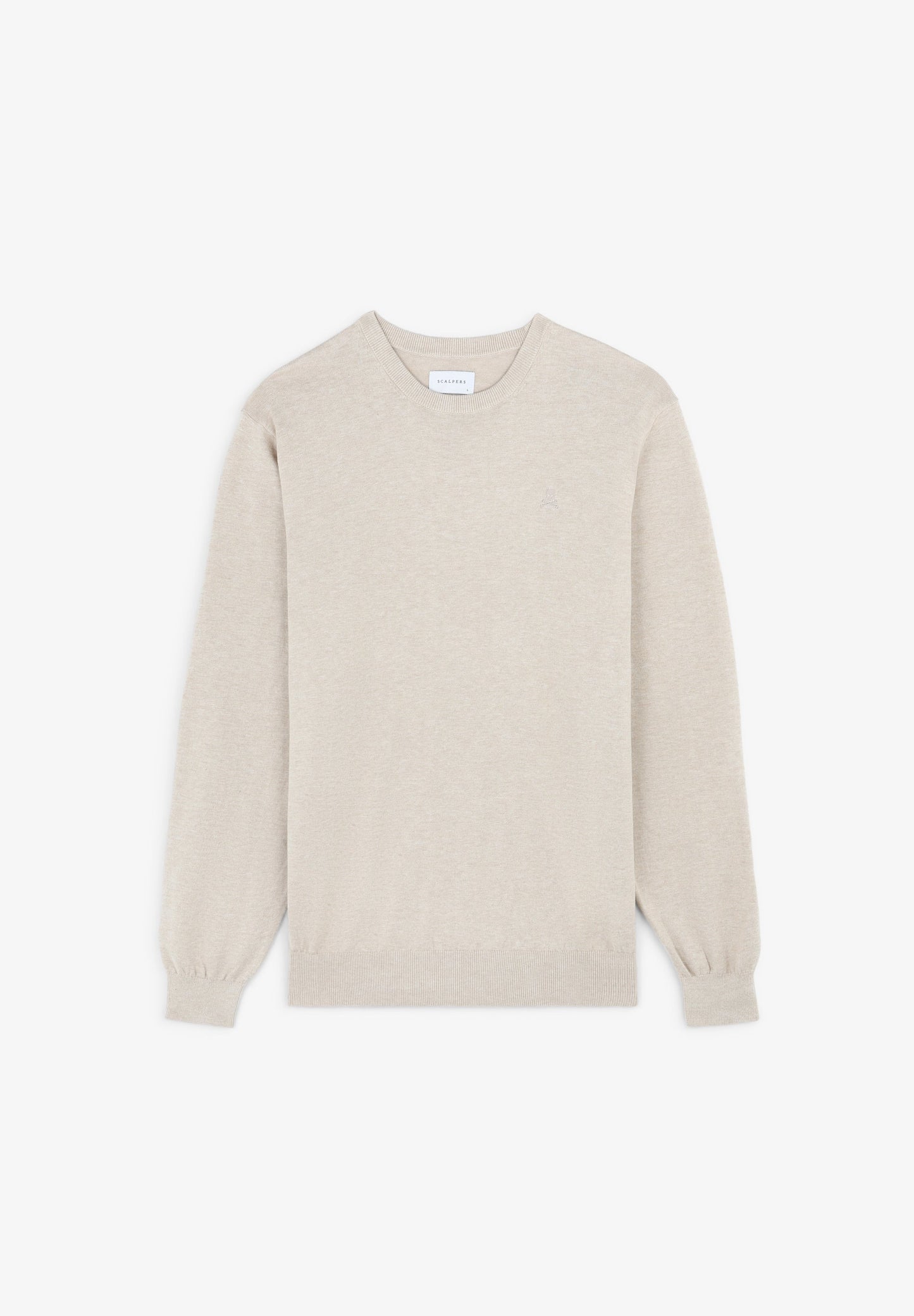 ROUND NECK SWEATER WITH SKULL