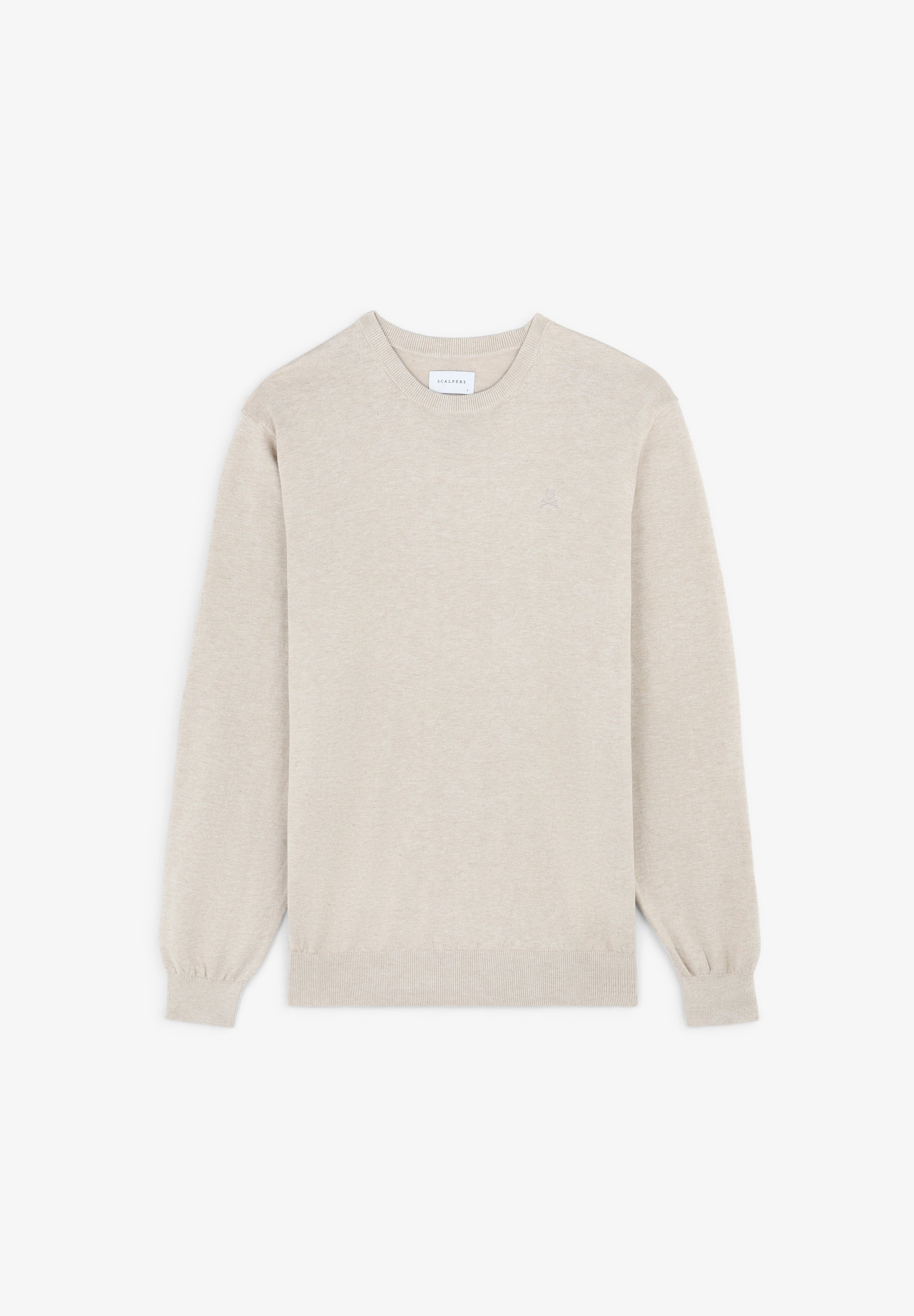 ROUND NECK SWEATER WITH SKULL
