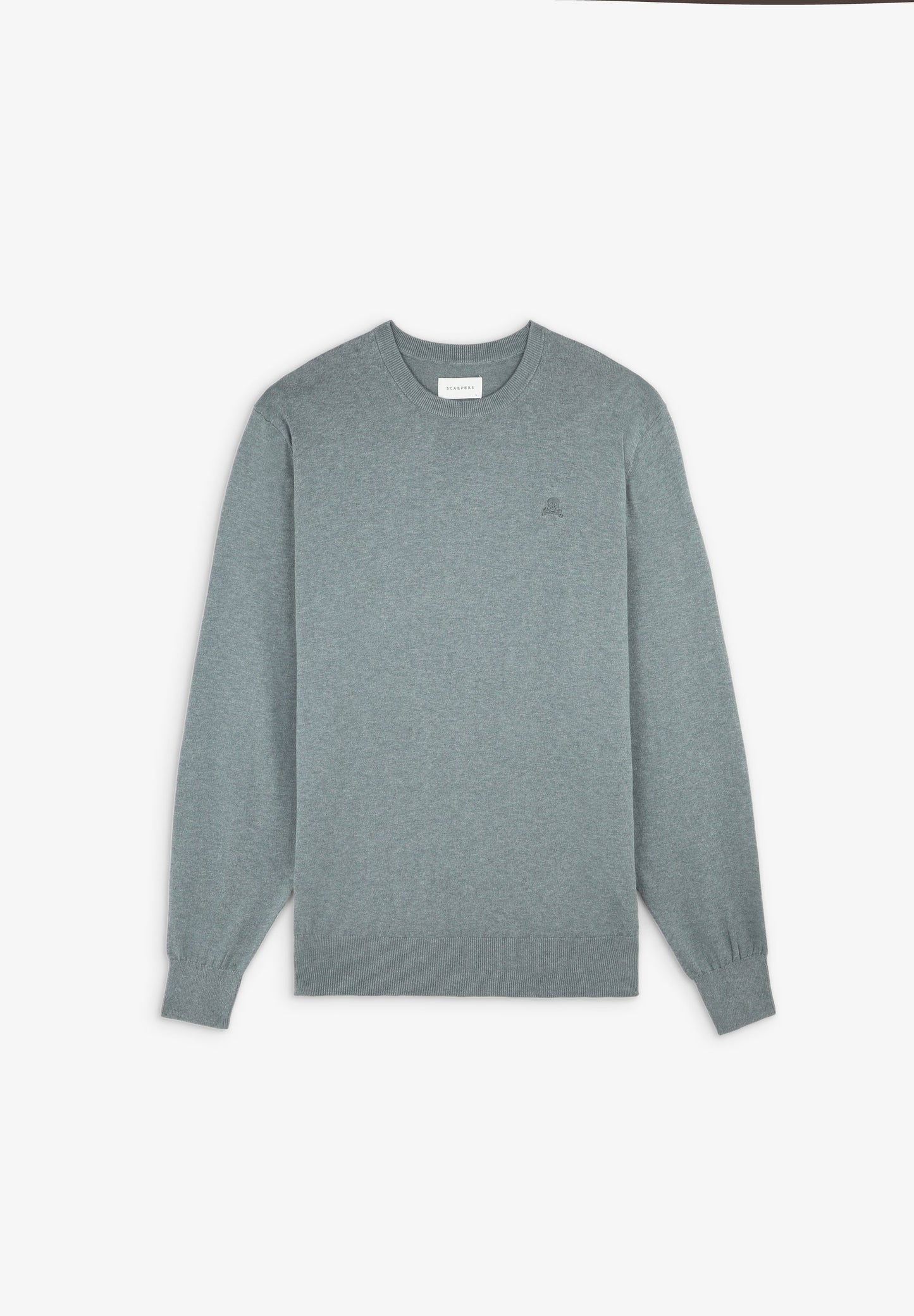 ROUND NECK SWEATER WITH SKULL