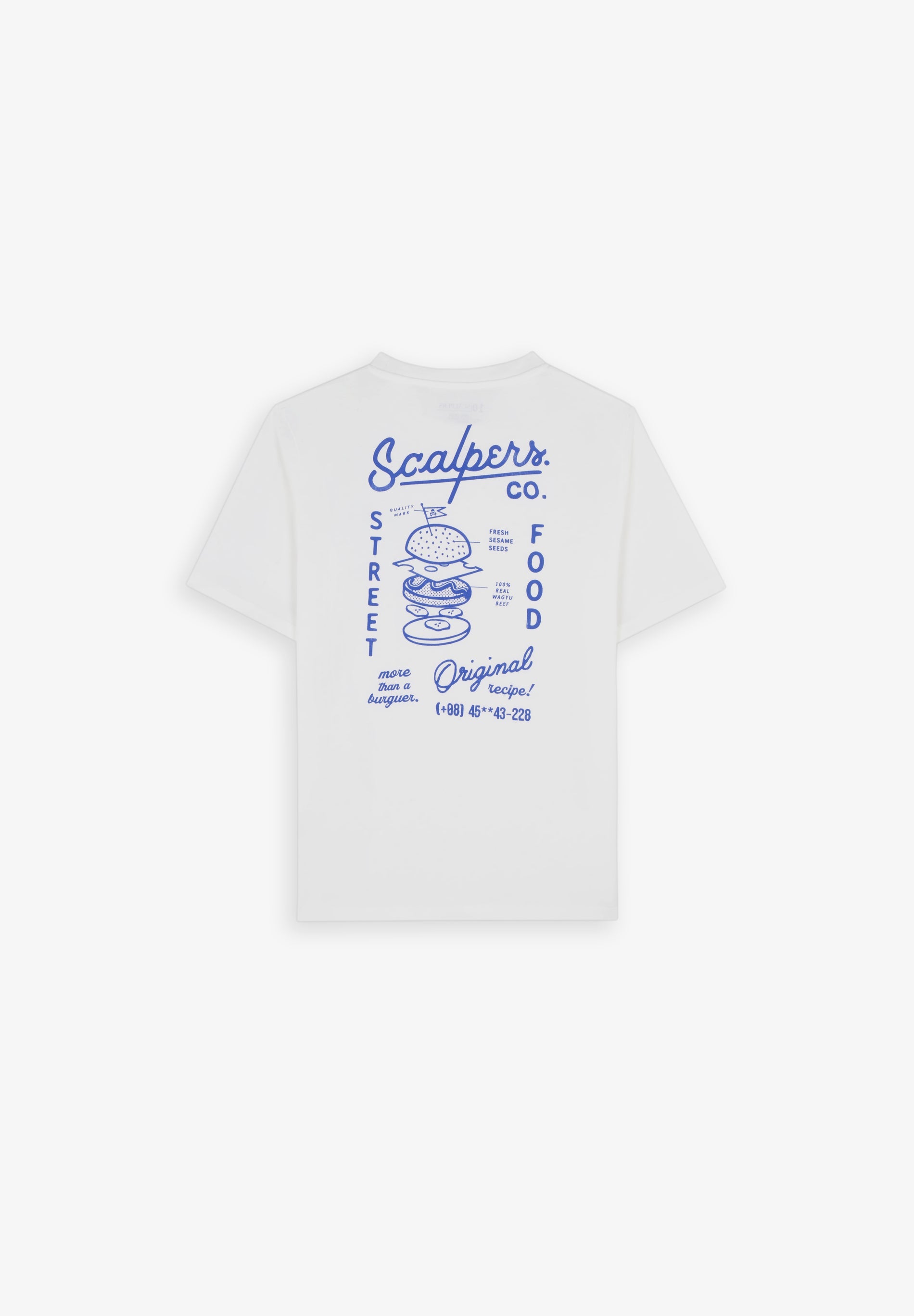 CONTRAST PRINT T-SHIRT