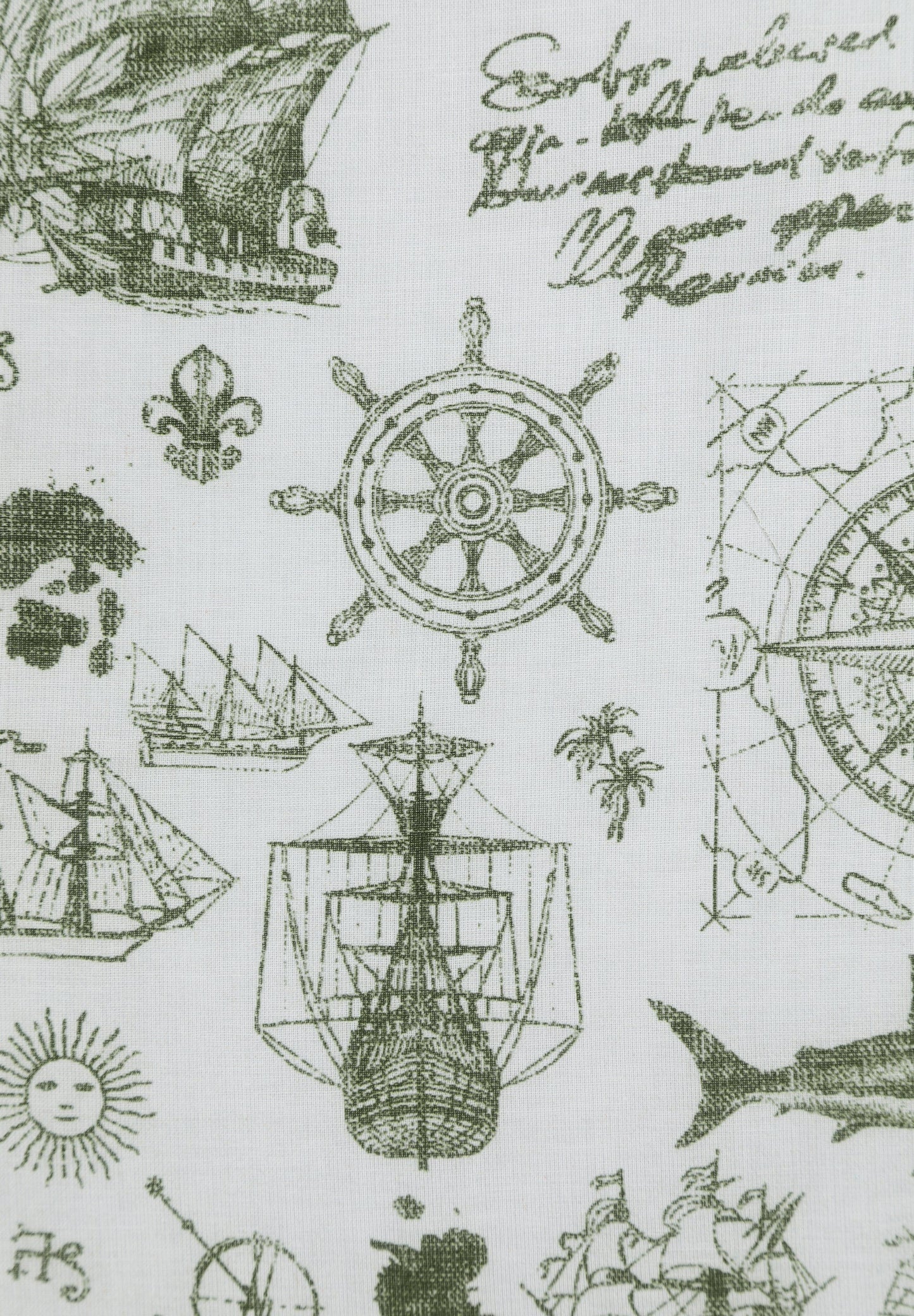 POCKET SQUARE WITH NAUTICAL MOTIFS