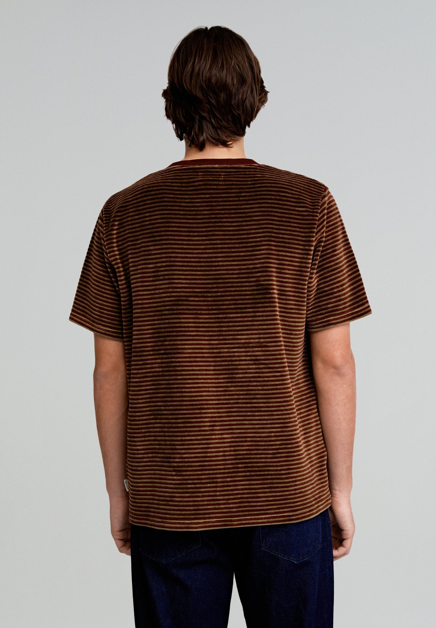 VELOURS STRIPES TEE