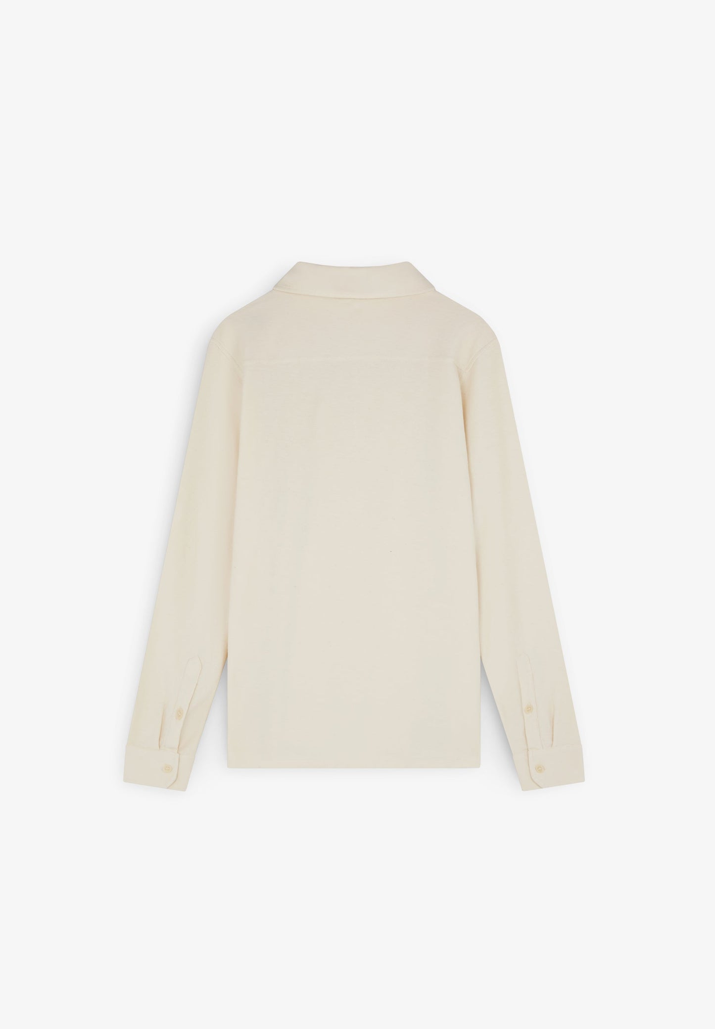 LONG SLEEVE COTTON POLO SHIRT