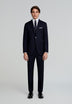 COSTUME EN LAINE BLEU MARINE