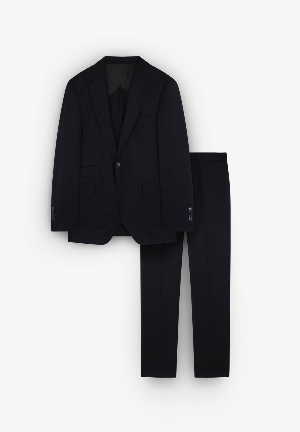 TRAJE LANA AZUL MARINO - Scalpers