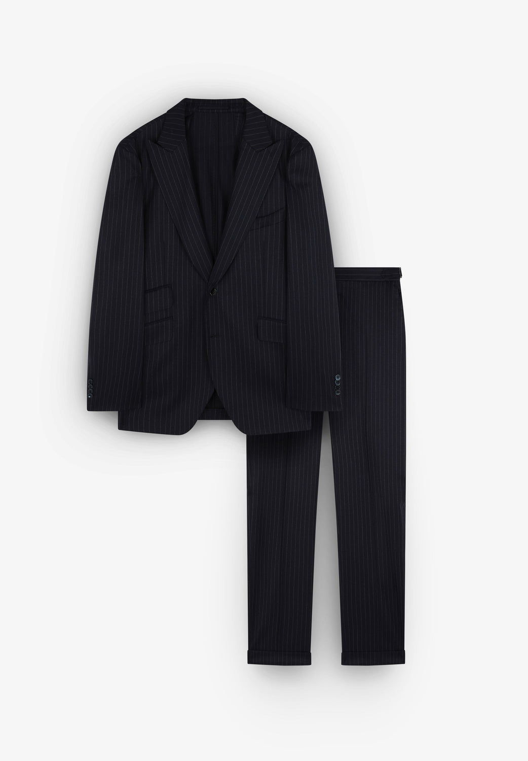 TRAJE AZUL LANA RAYAS - Scalpers