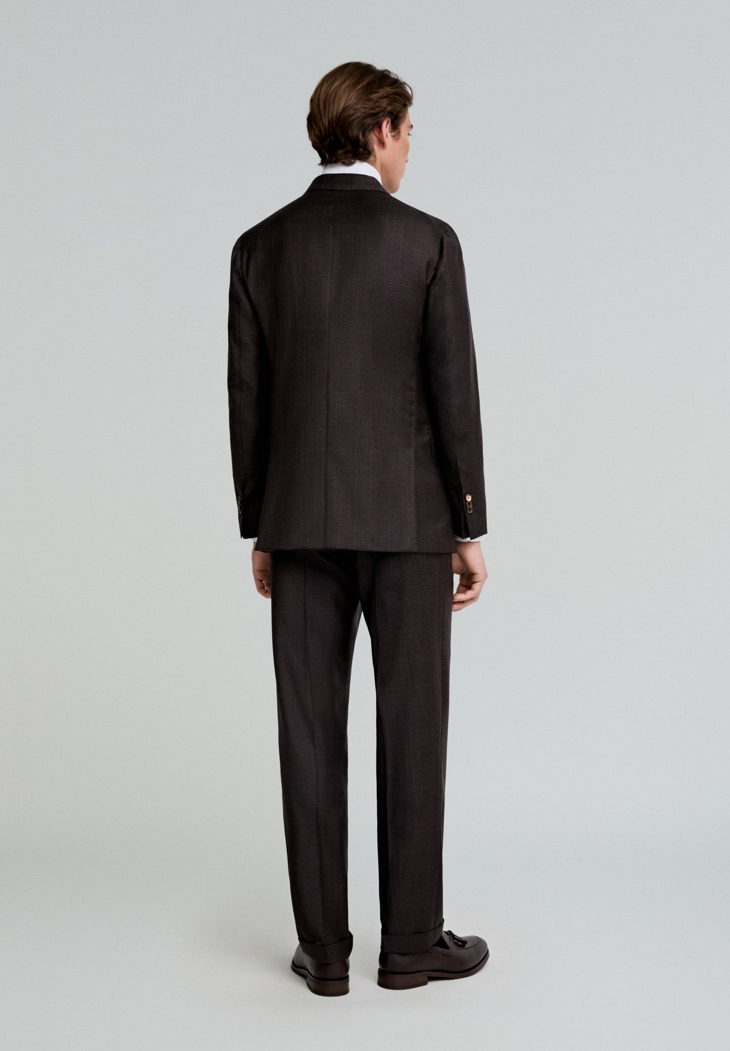 TRAJE MARRÓN LANA