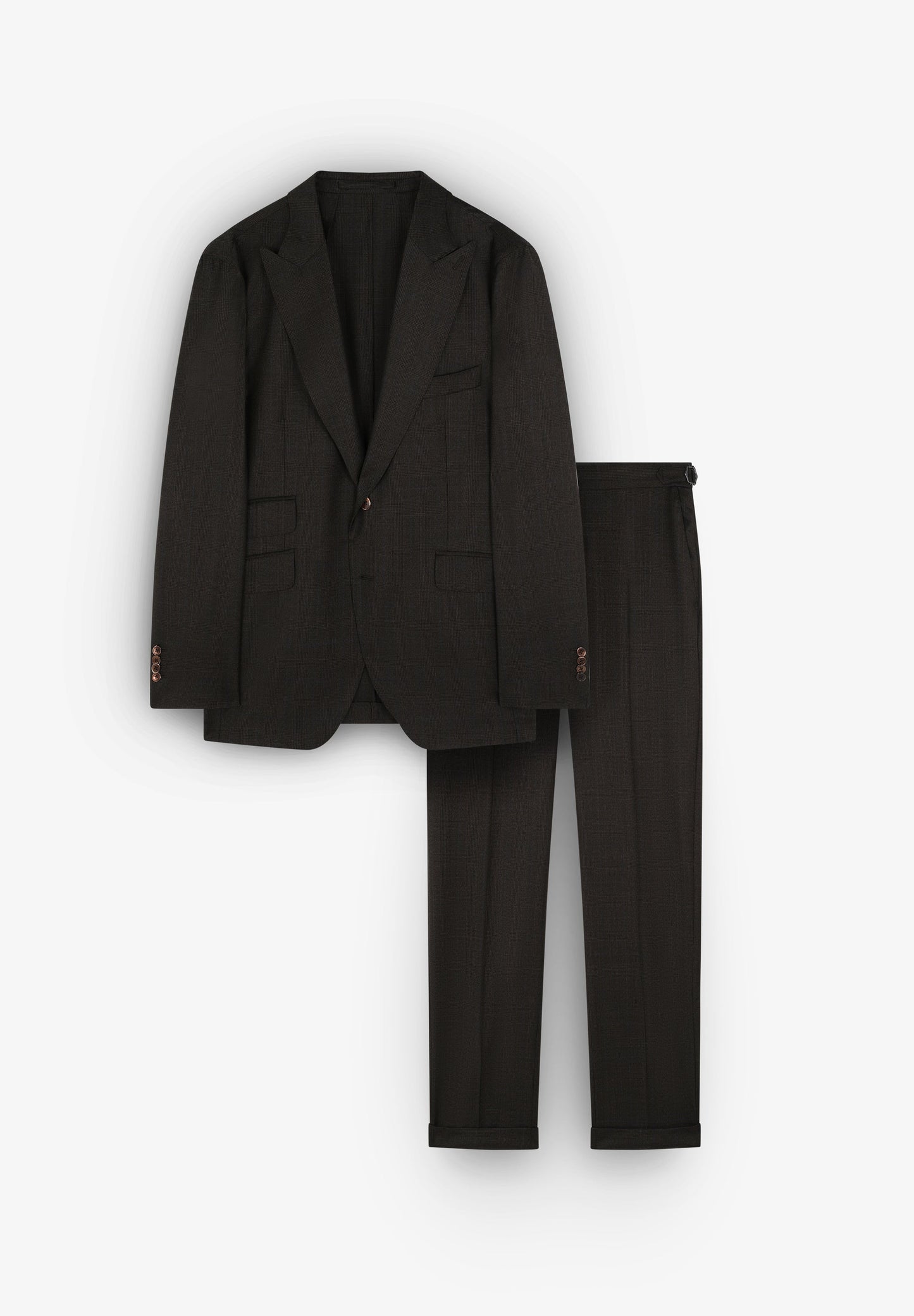 TRAJE MARRÓN LANA