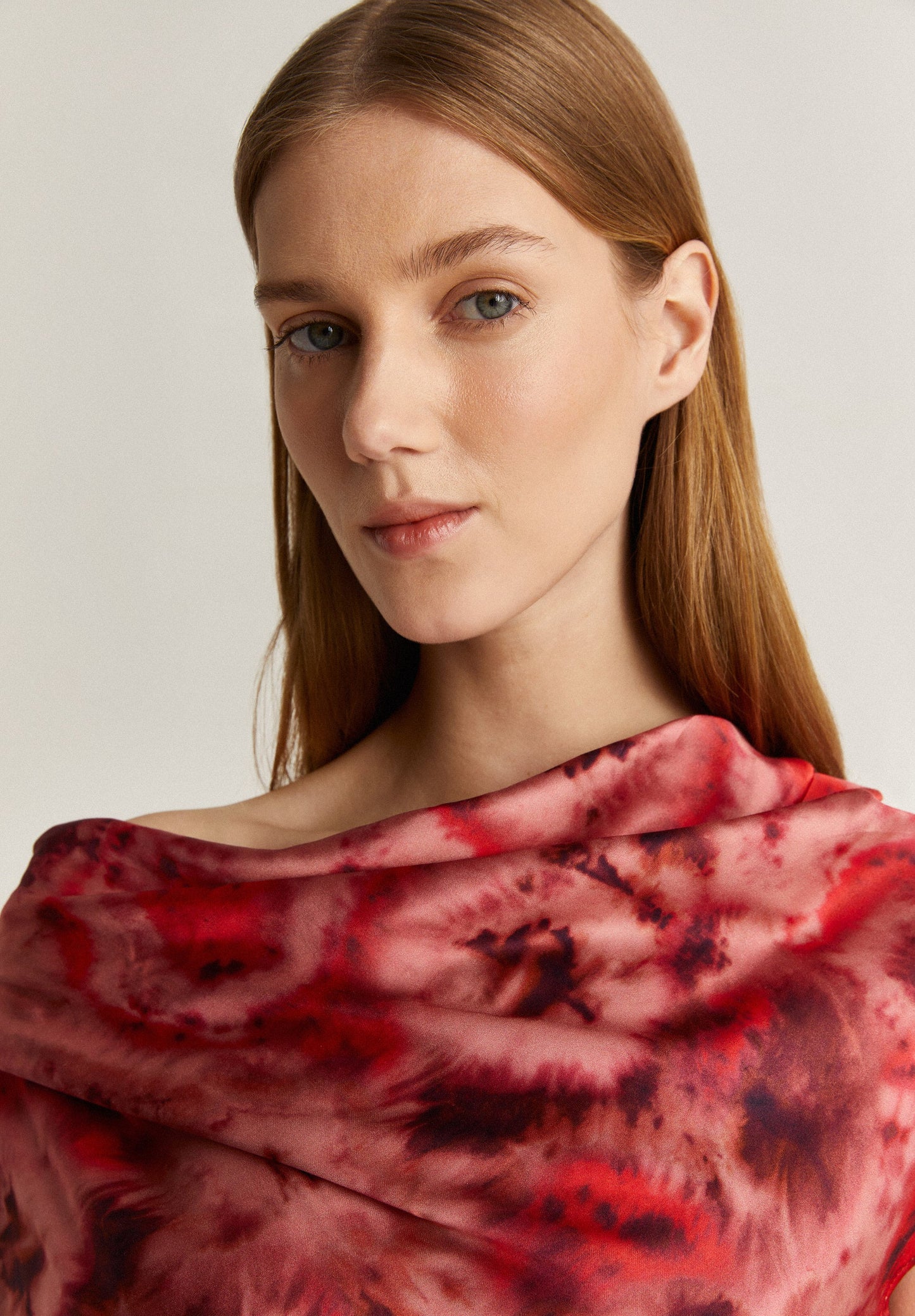 FLOWING TIE DYE MIDI DRESS