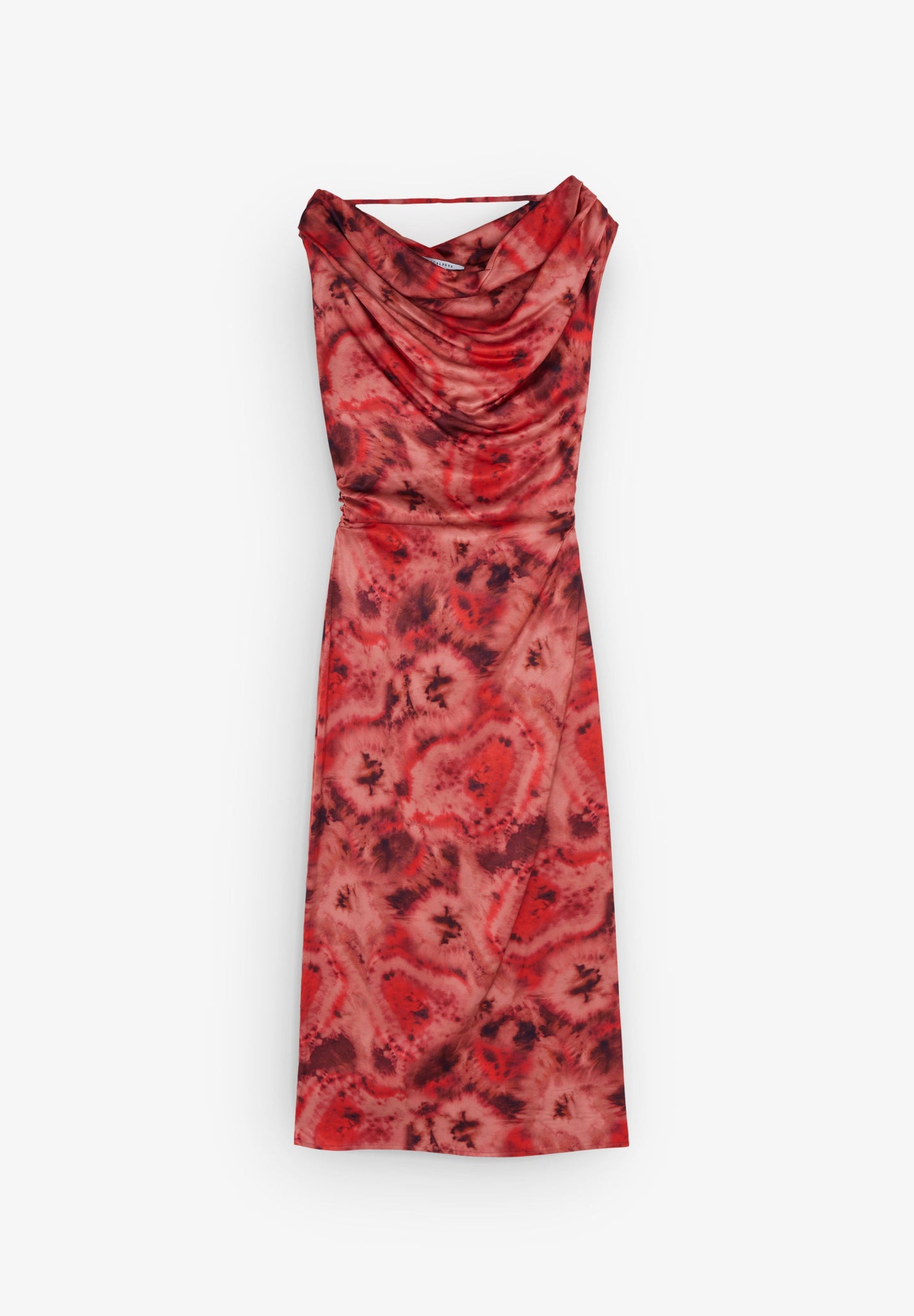 FLOWING TIE DYE MIDI DRESS