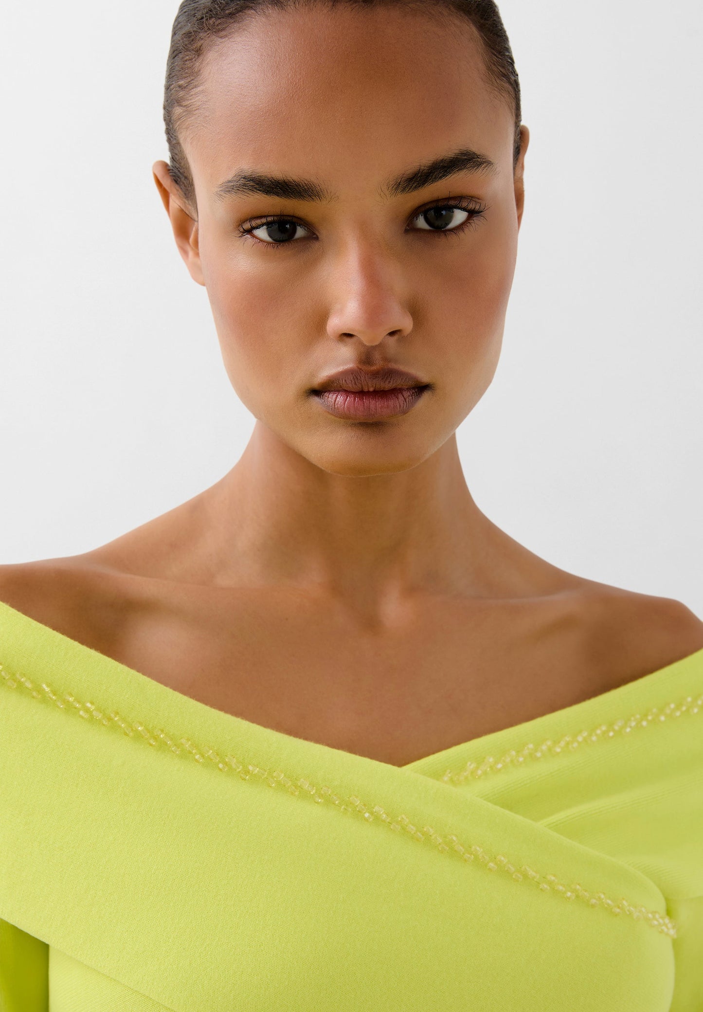 NEON DOUBLE-BREASTED SWEATER