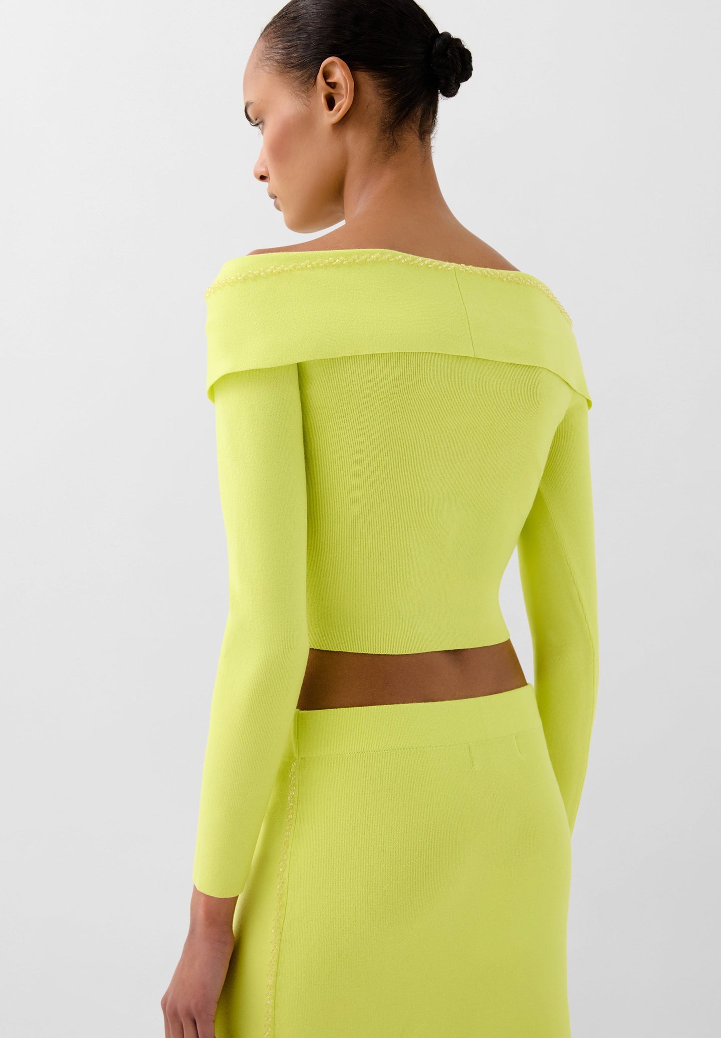 NEON DOUBLE-BREASTED SWEATER