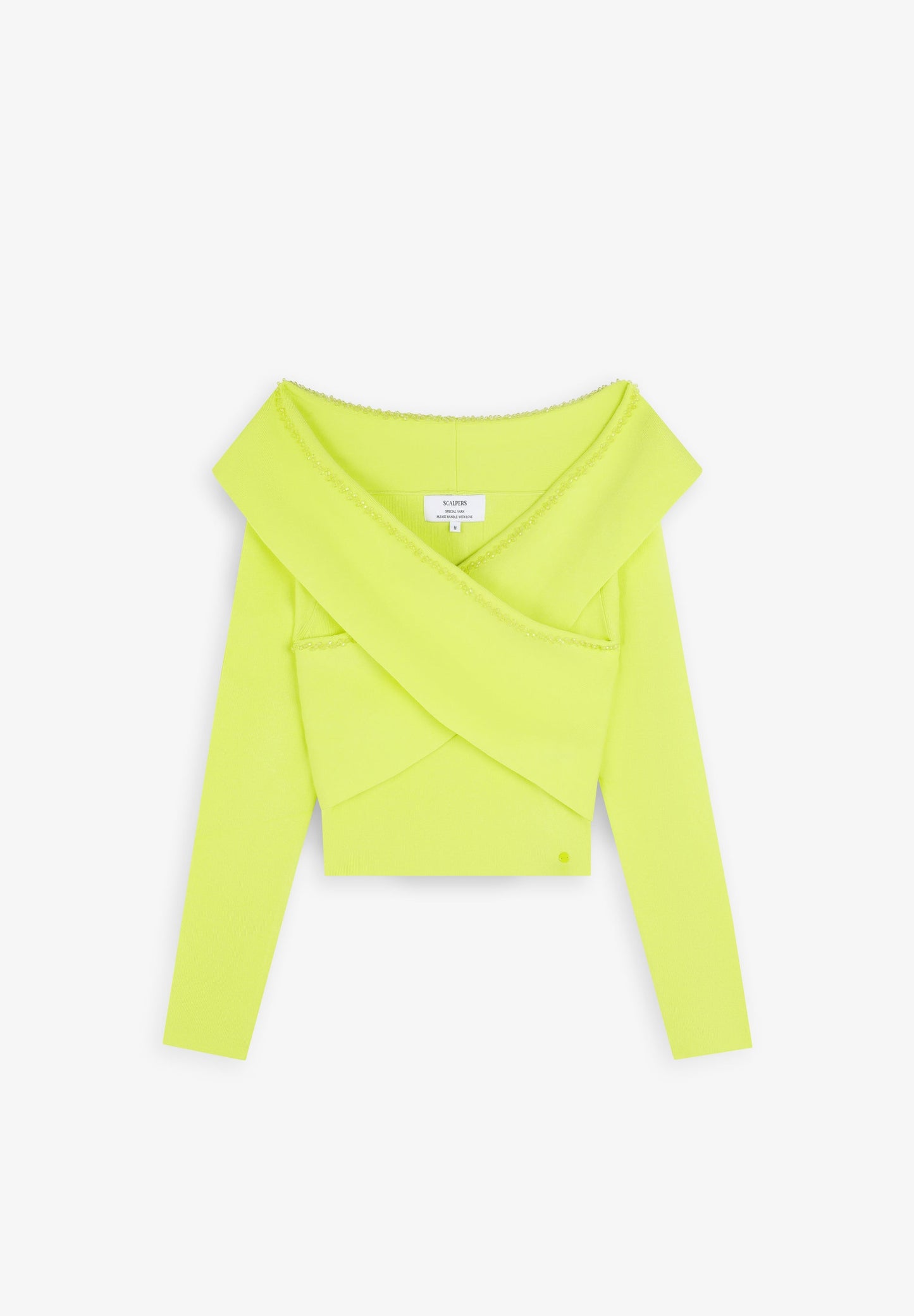 NEON DOUBLE-BREASTED SWEATER