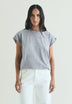 EMBROIDERED SKULL T-SHIRT
