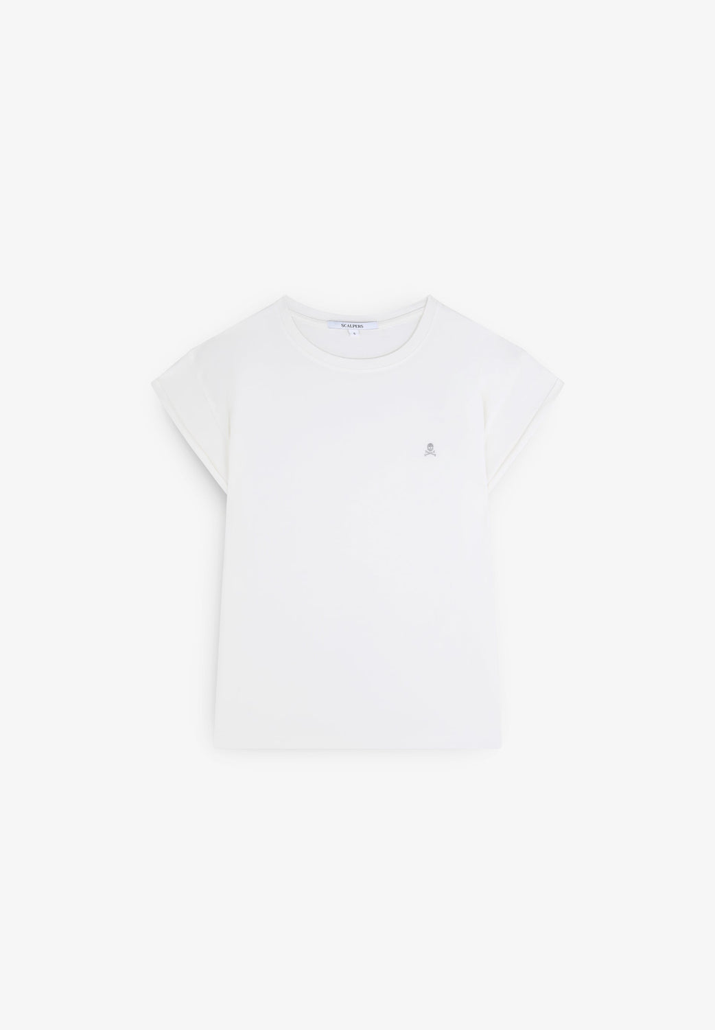 CAMISETA CALAVERA BORDADA - Scalpers