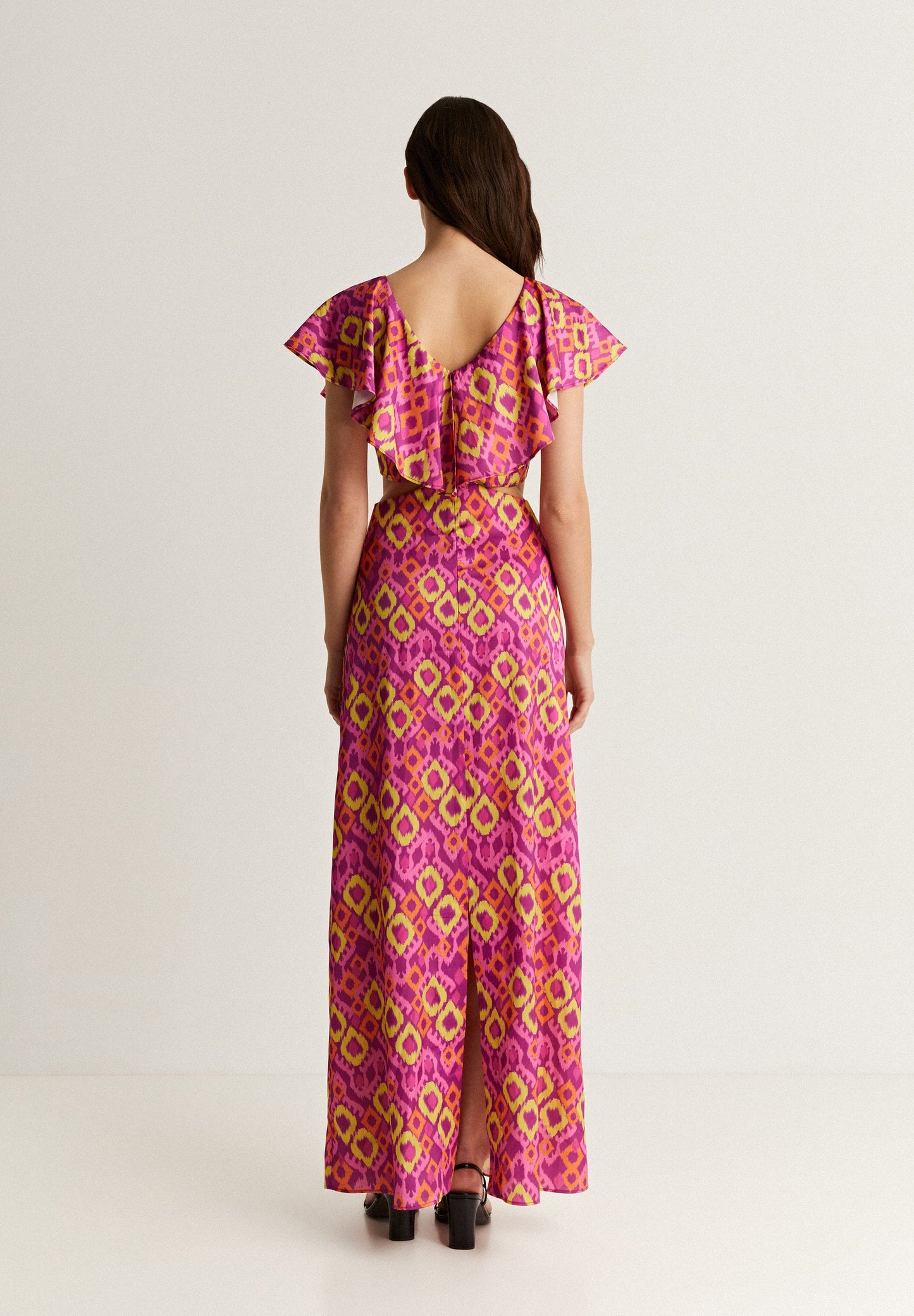 LONG CUT-OUT DRESS
