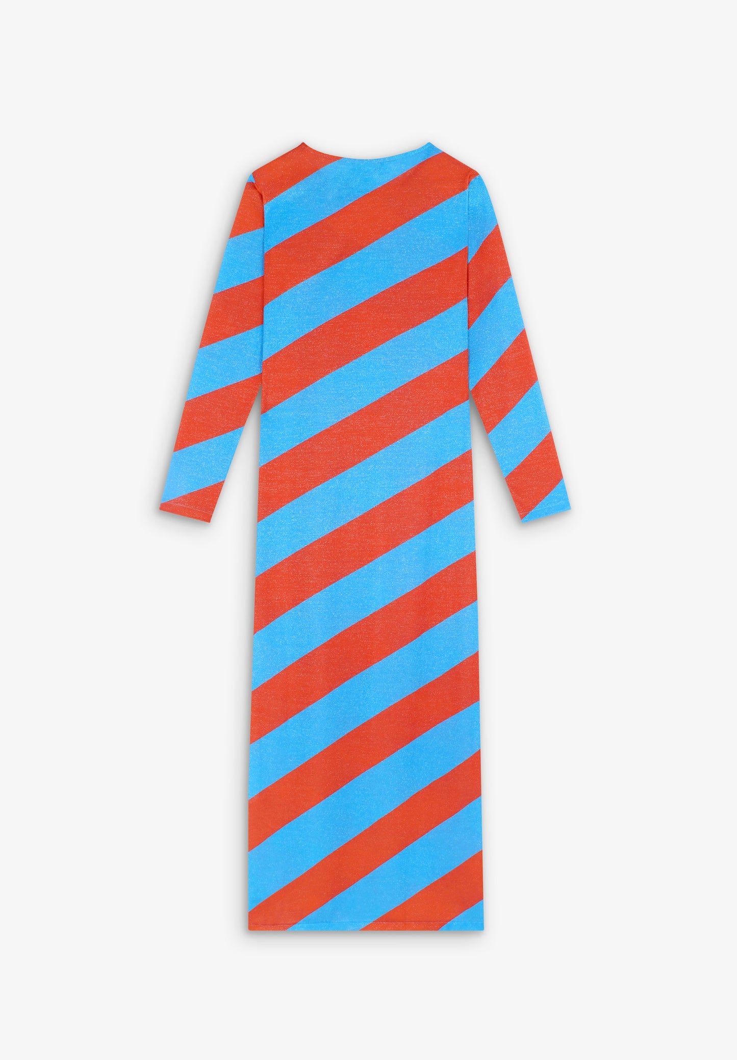 JERSEY LUREX STRIPES DRESS