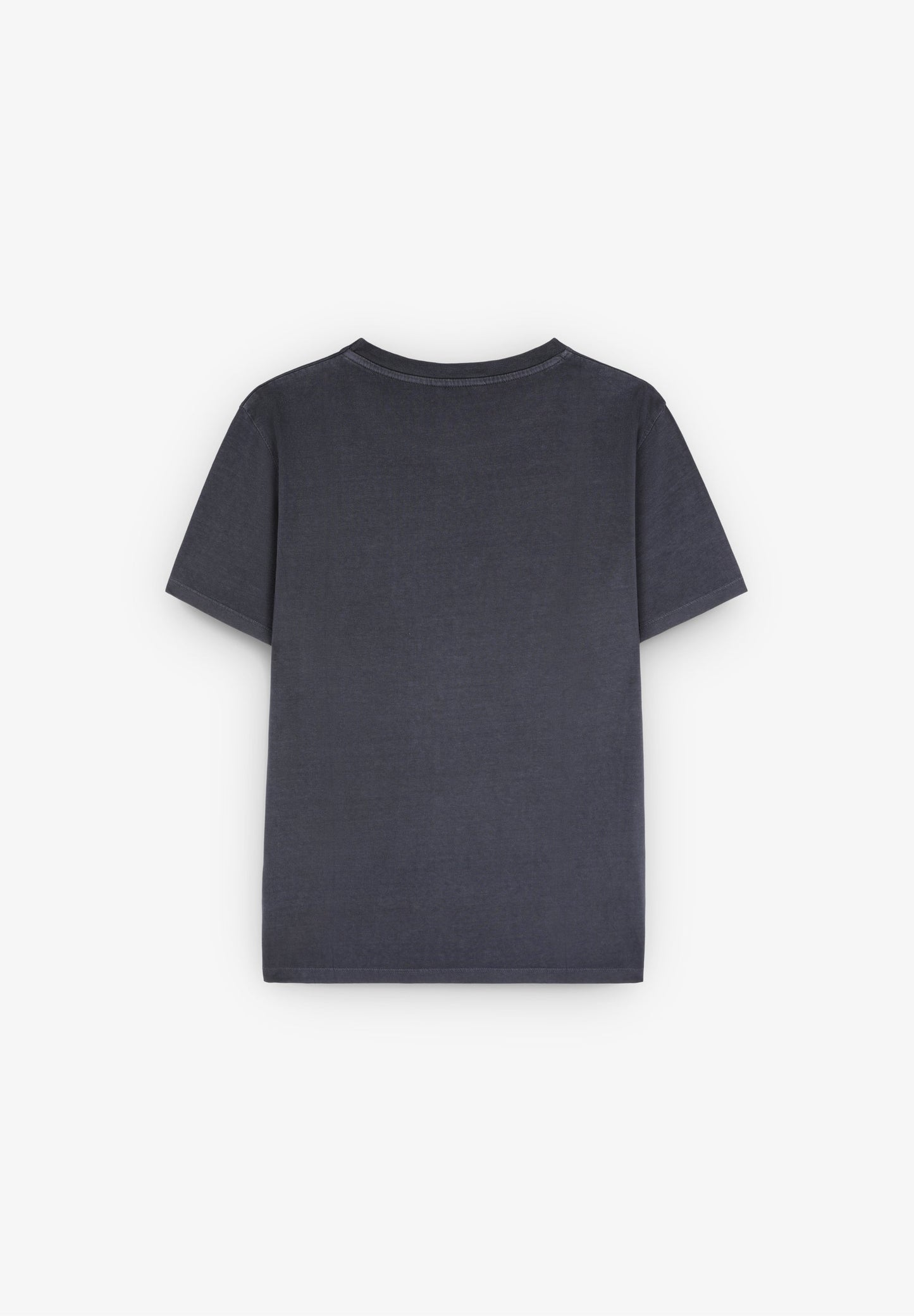 FADED EFFECT T-SHIRT WITH FRONT PRINT
