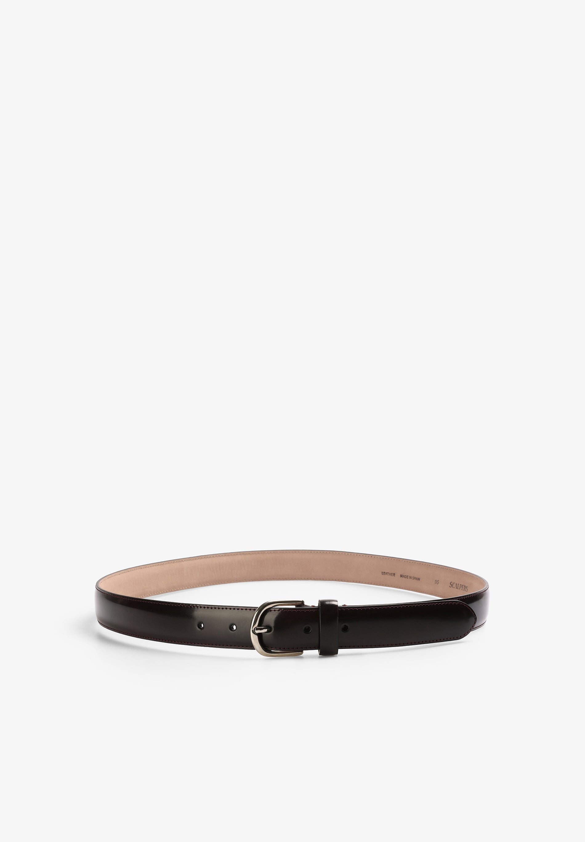 SHINY LEATHER BELT