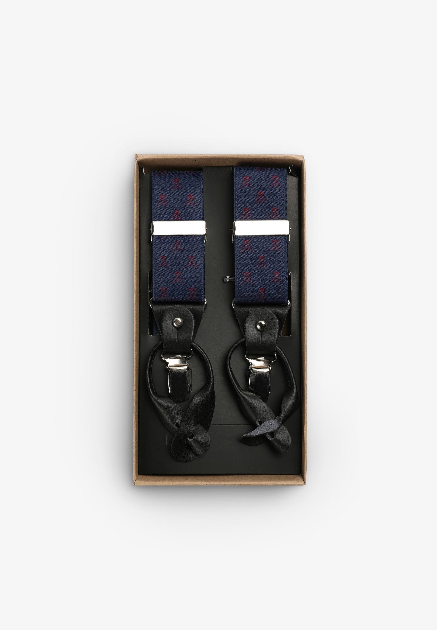 SKULL SUSPENDERS