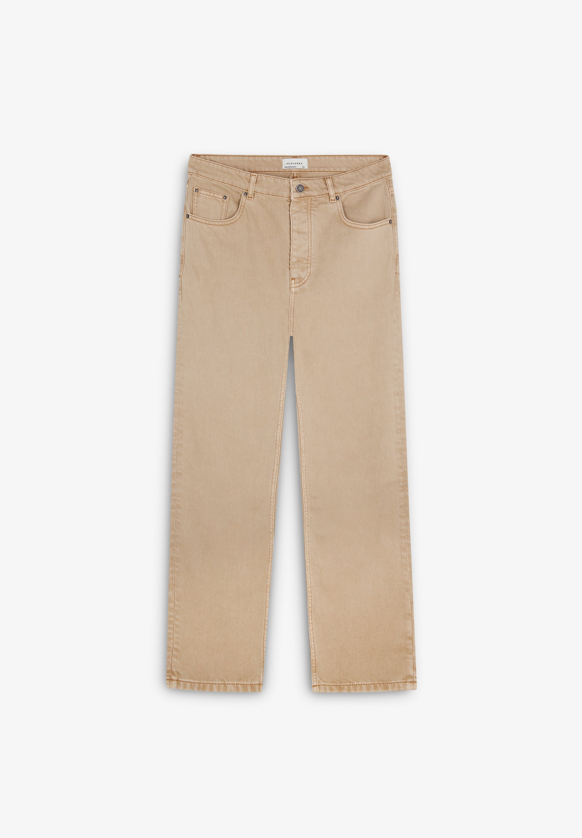 PANTALON VAQUERO CROPPED - Scalpers
