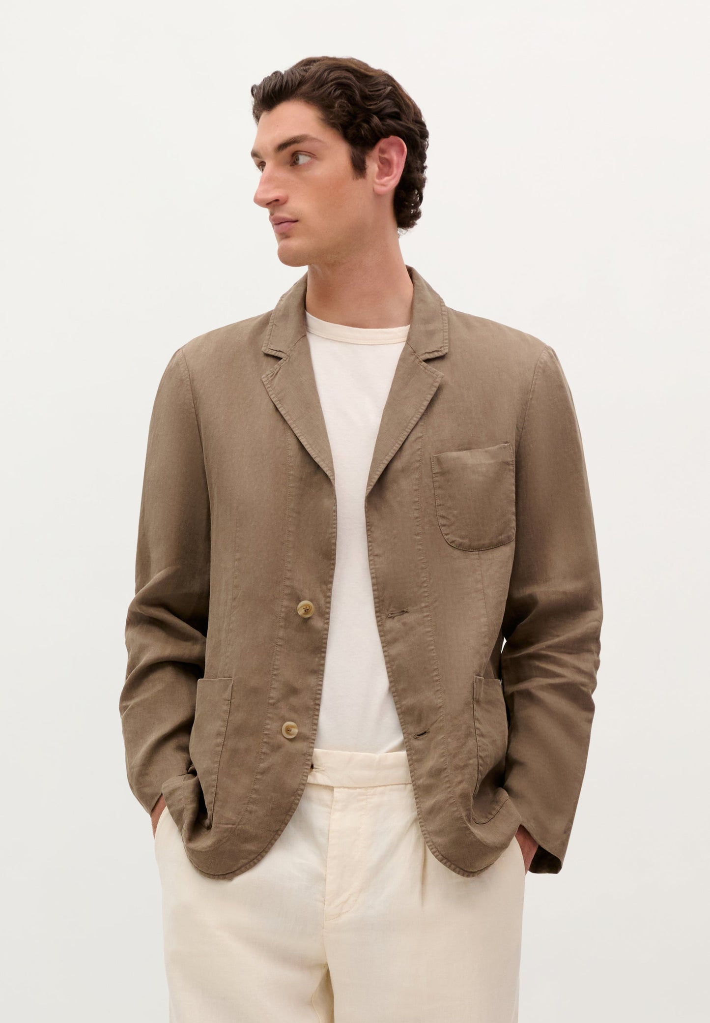 VESTE 100 % LIN