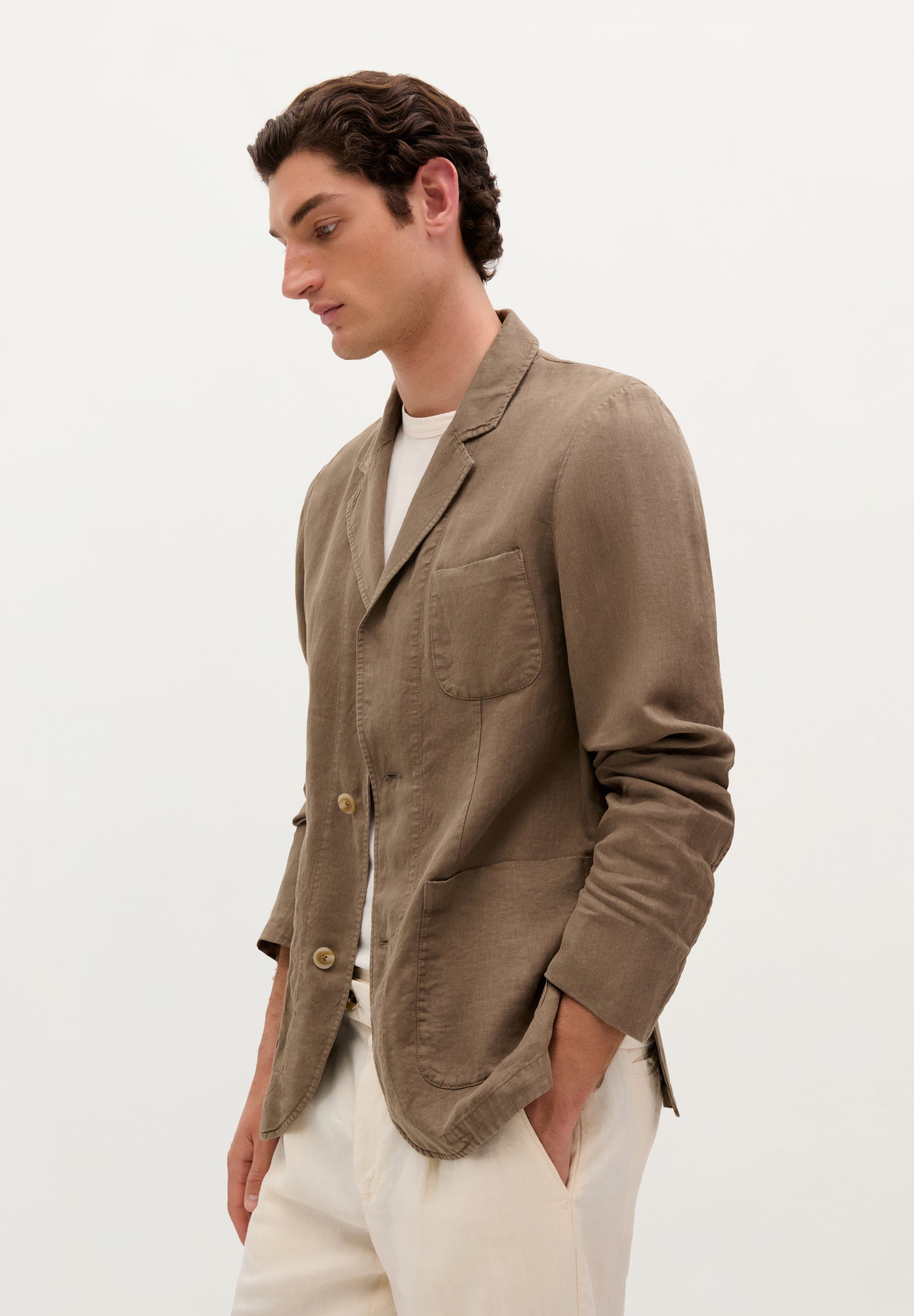 VESTE 100 % LIN