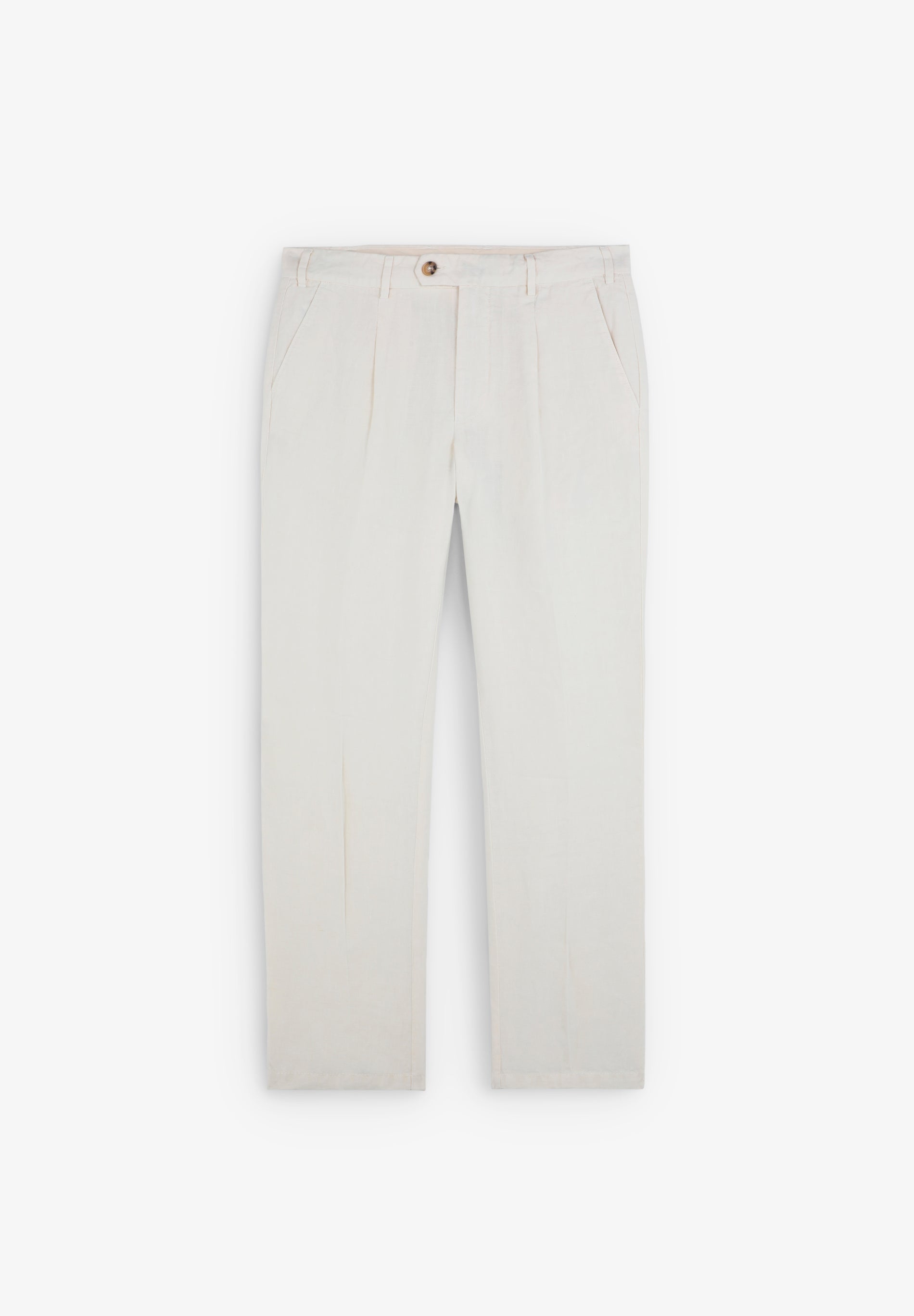 LINEN TROUSERS WITH DARTS