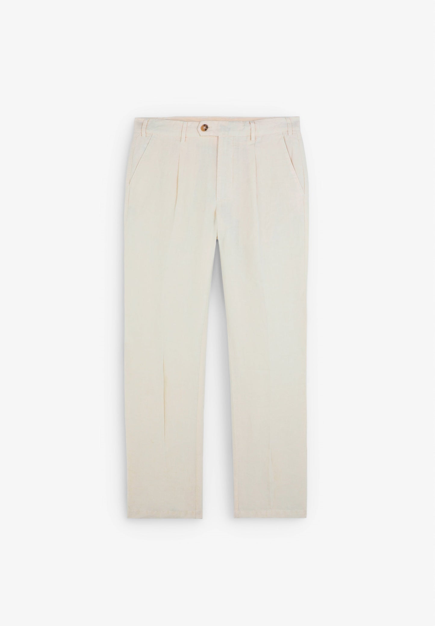 LINEN TROUSERS WITH DARTS