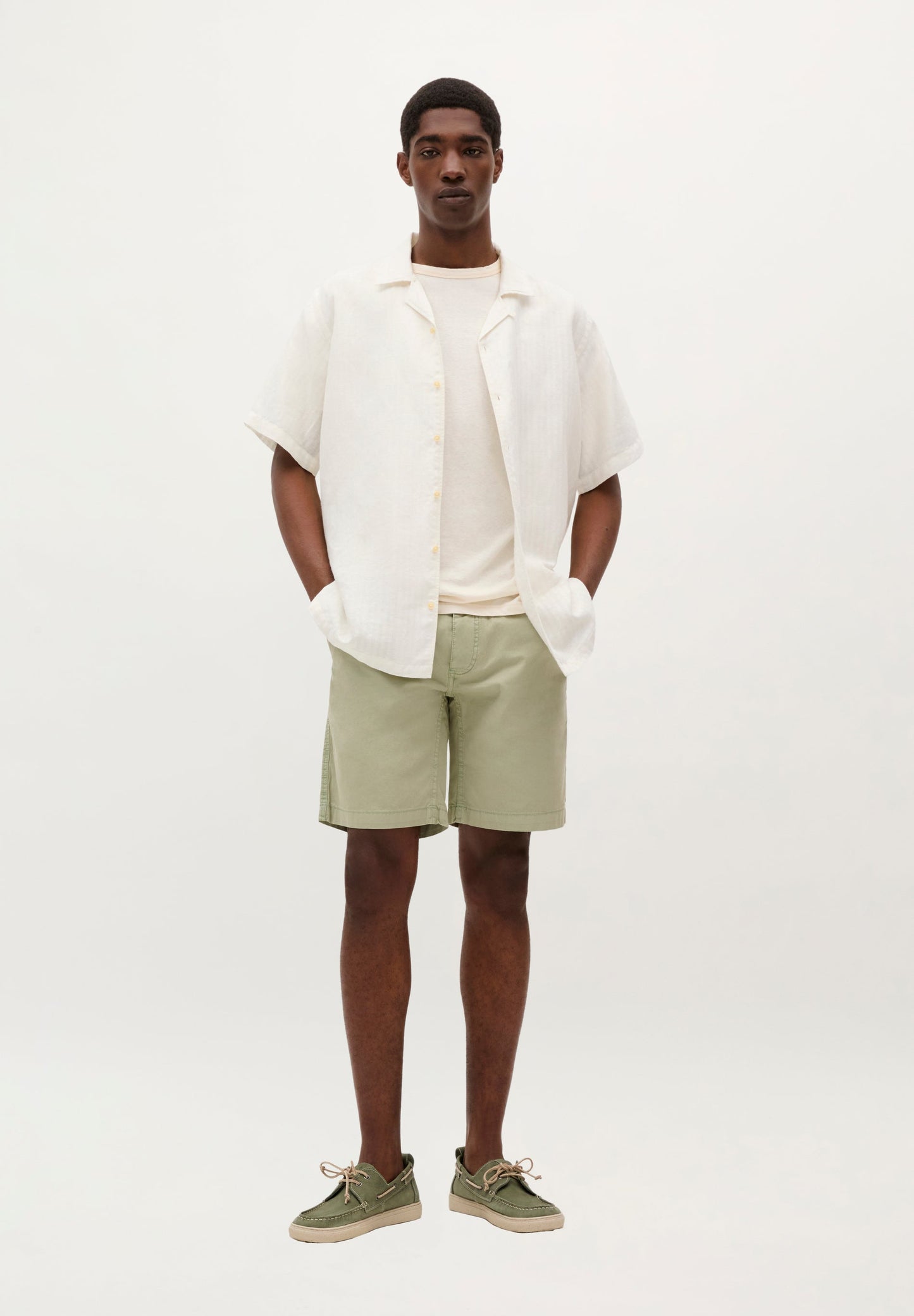 COTTON BERMUDA SHORTS