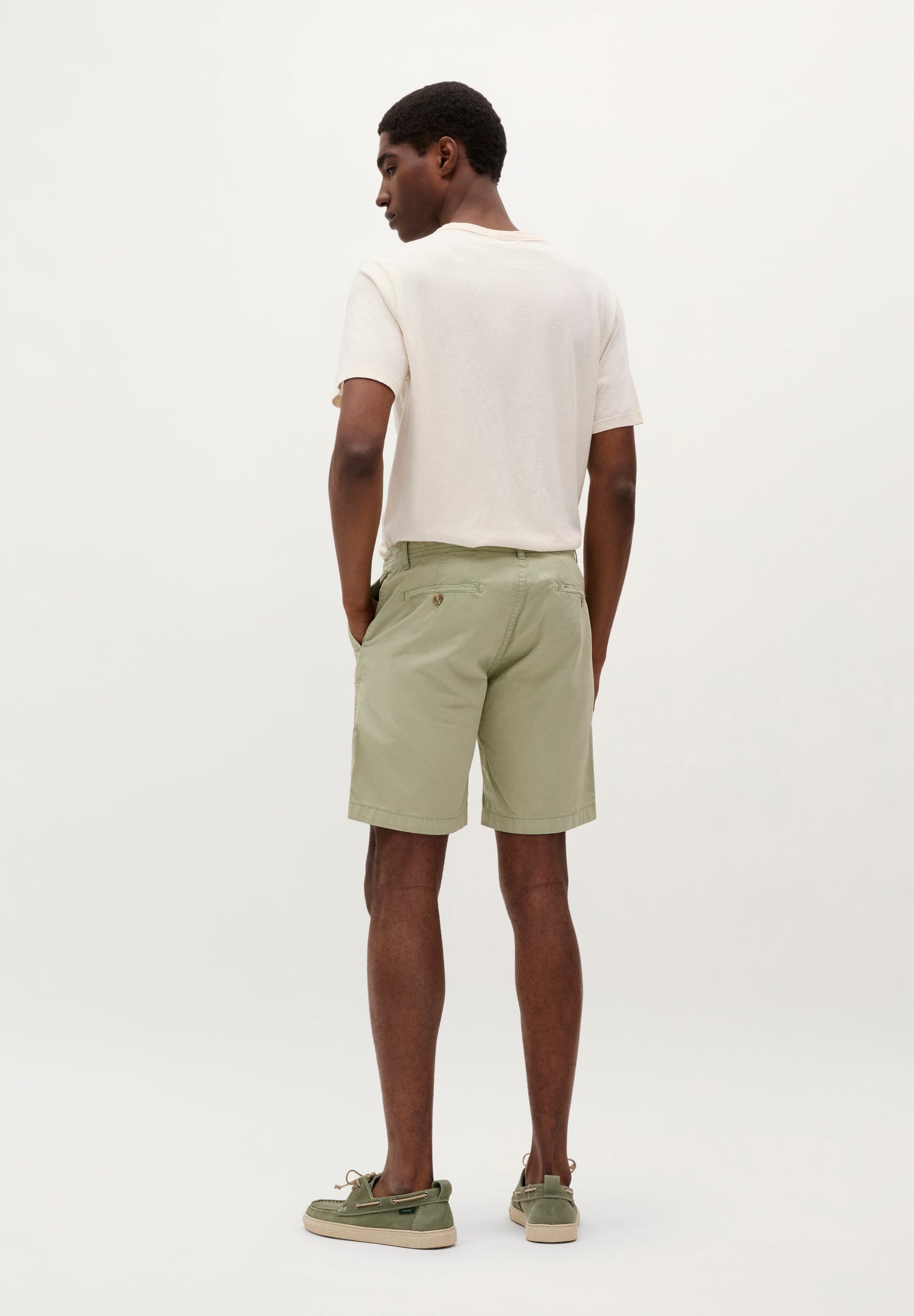 COTTON BERMUDA SHORTS