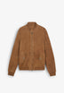 GIACCA BOMBER PELLE SCAMOSCIATA