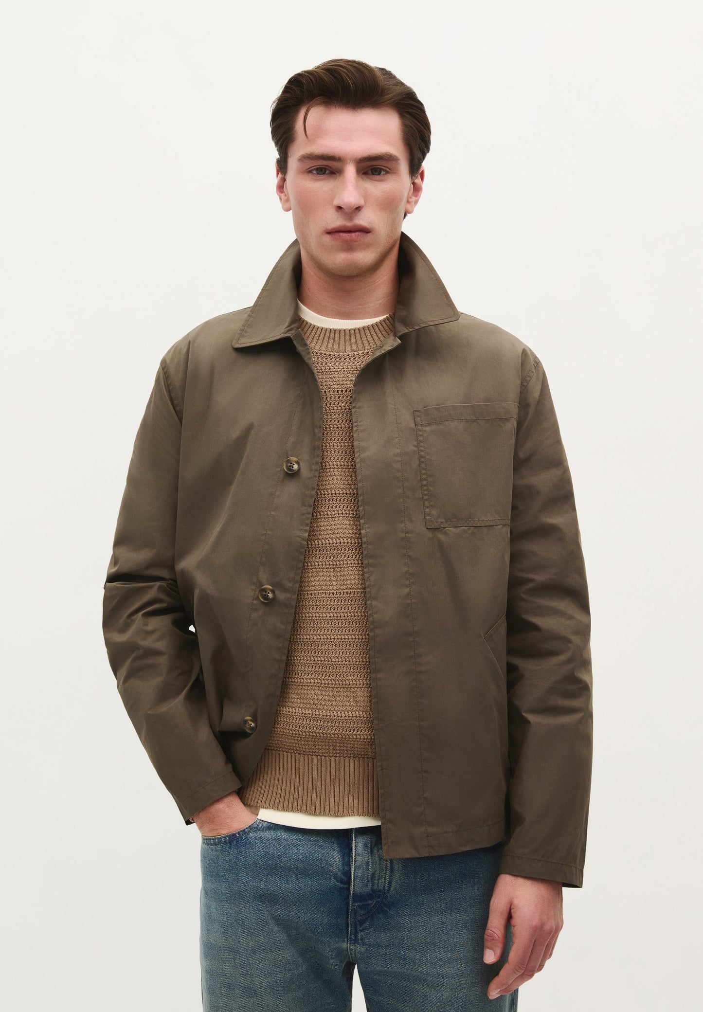 WAXED OVERSHIRT
