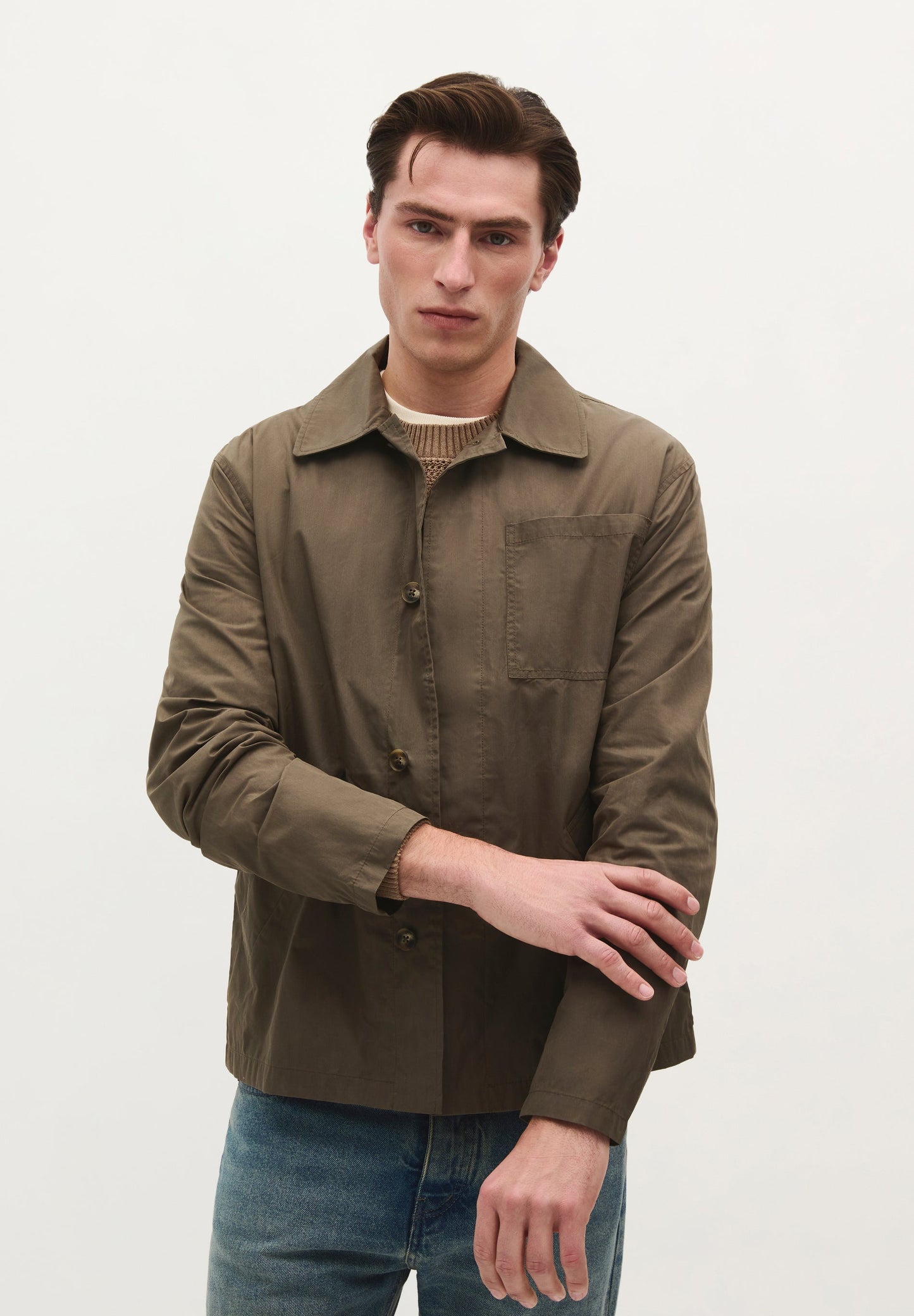 WAXED OVERSHIRT