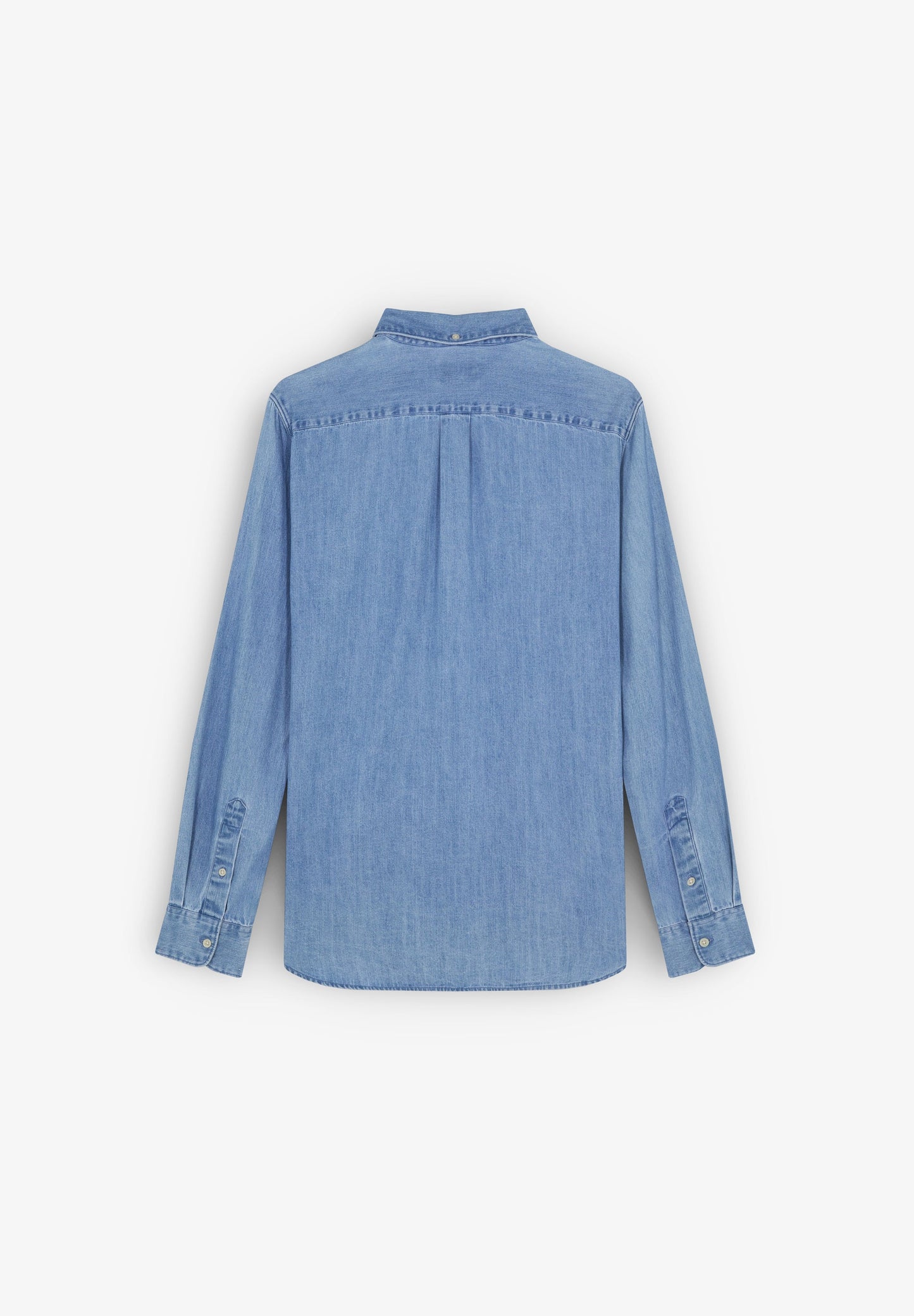 BUTTONED DENIM SHIRT WITH POCKET