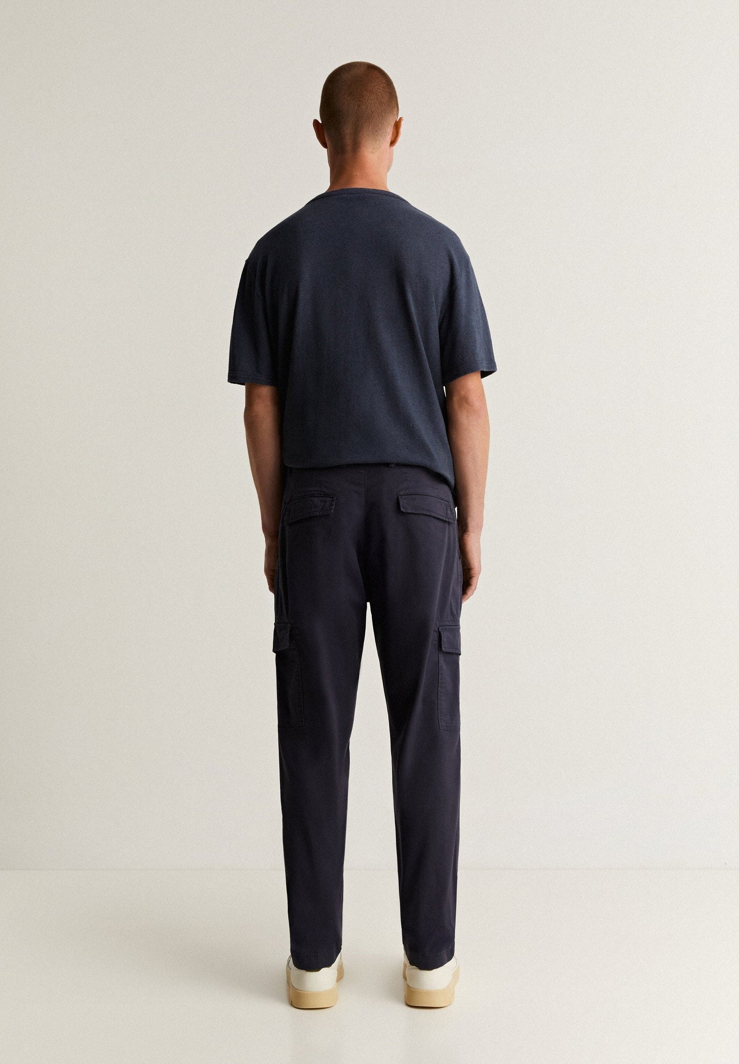 STRAIGHT CARGO TROUSERS WITH POCKETS