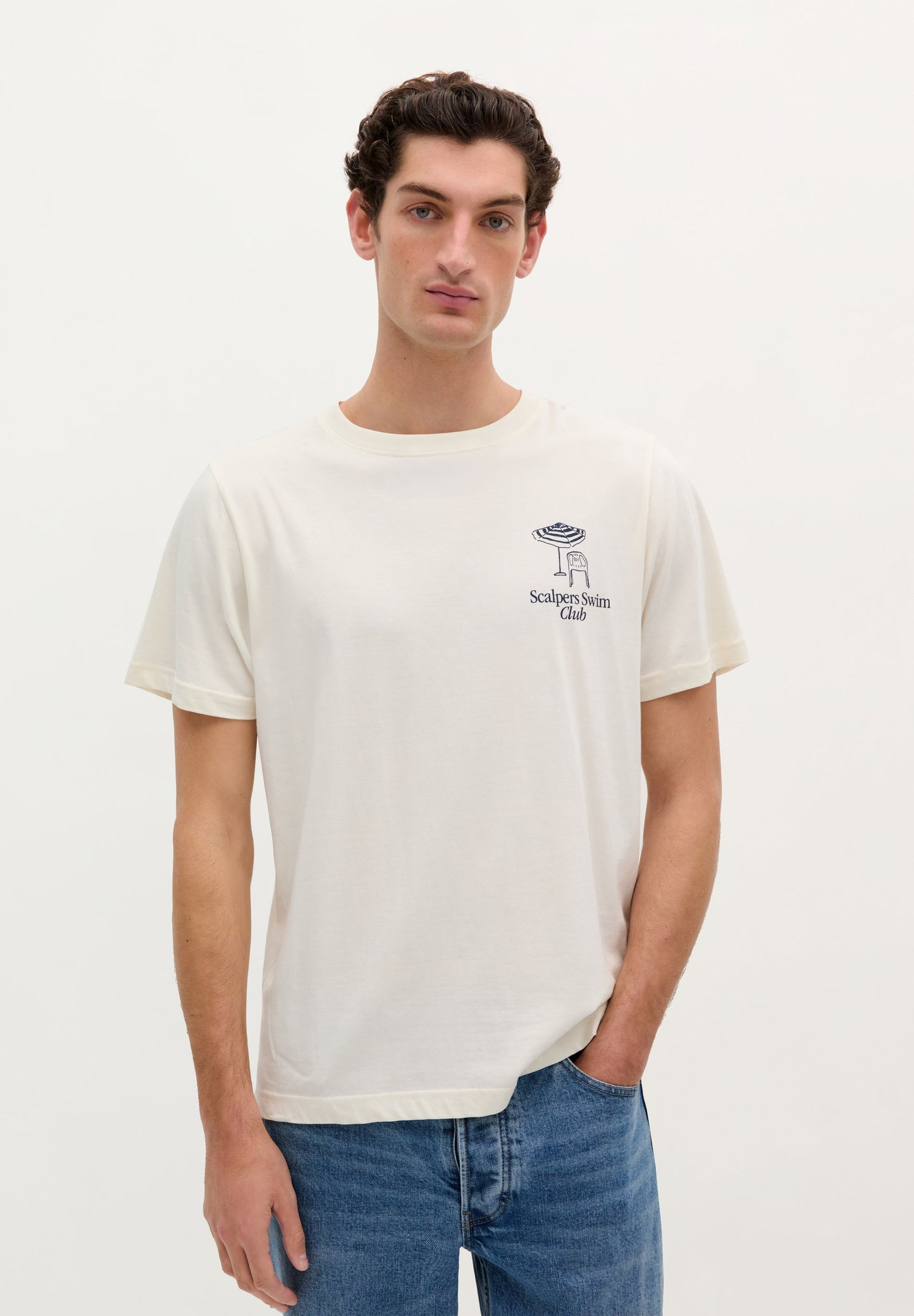 T-SHIRT WITH CLUB PRINT ON THE BACK