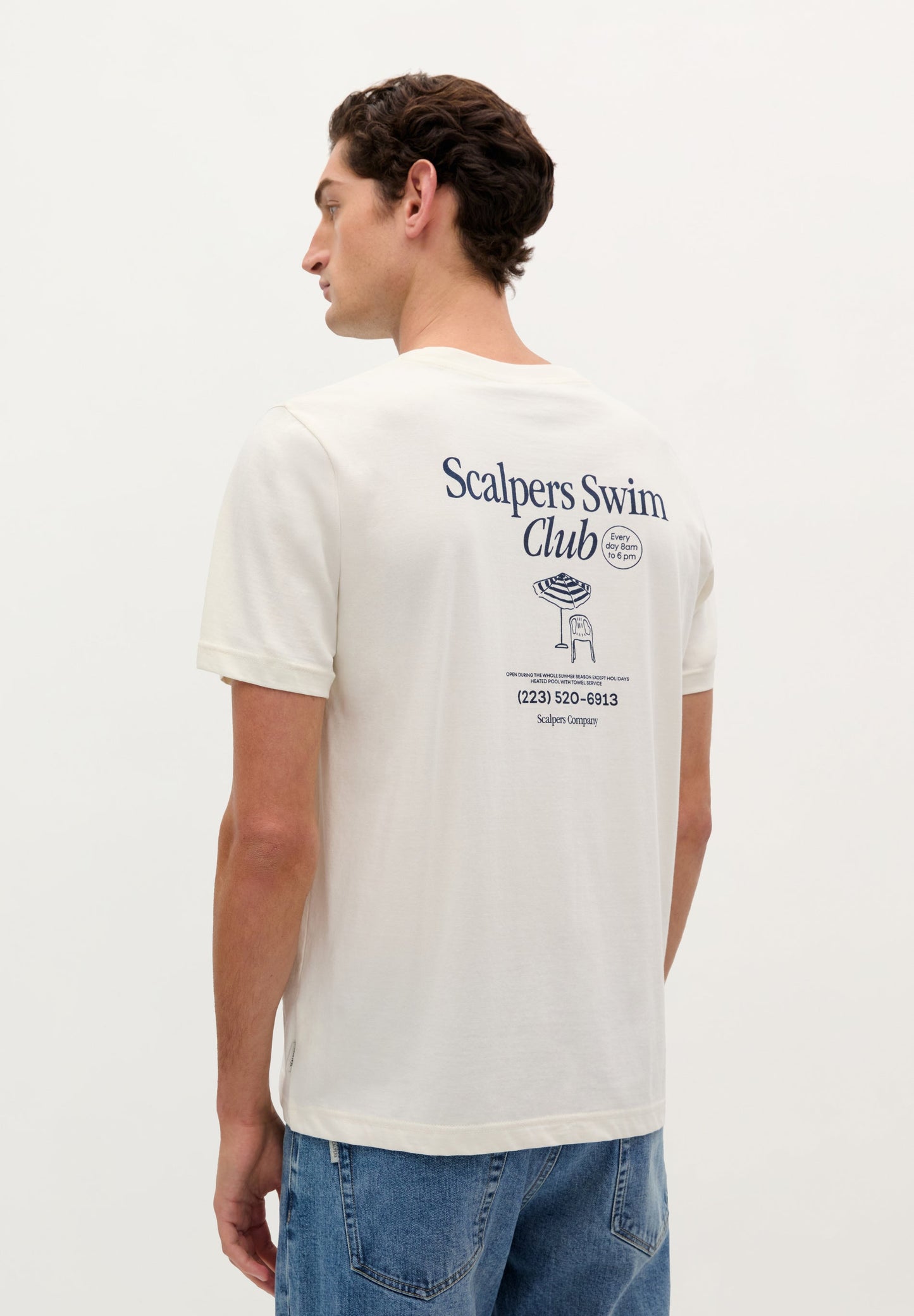 T-SHIRT WITH CLUB PRINT ON THE BACK