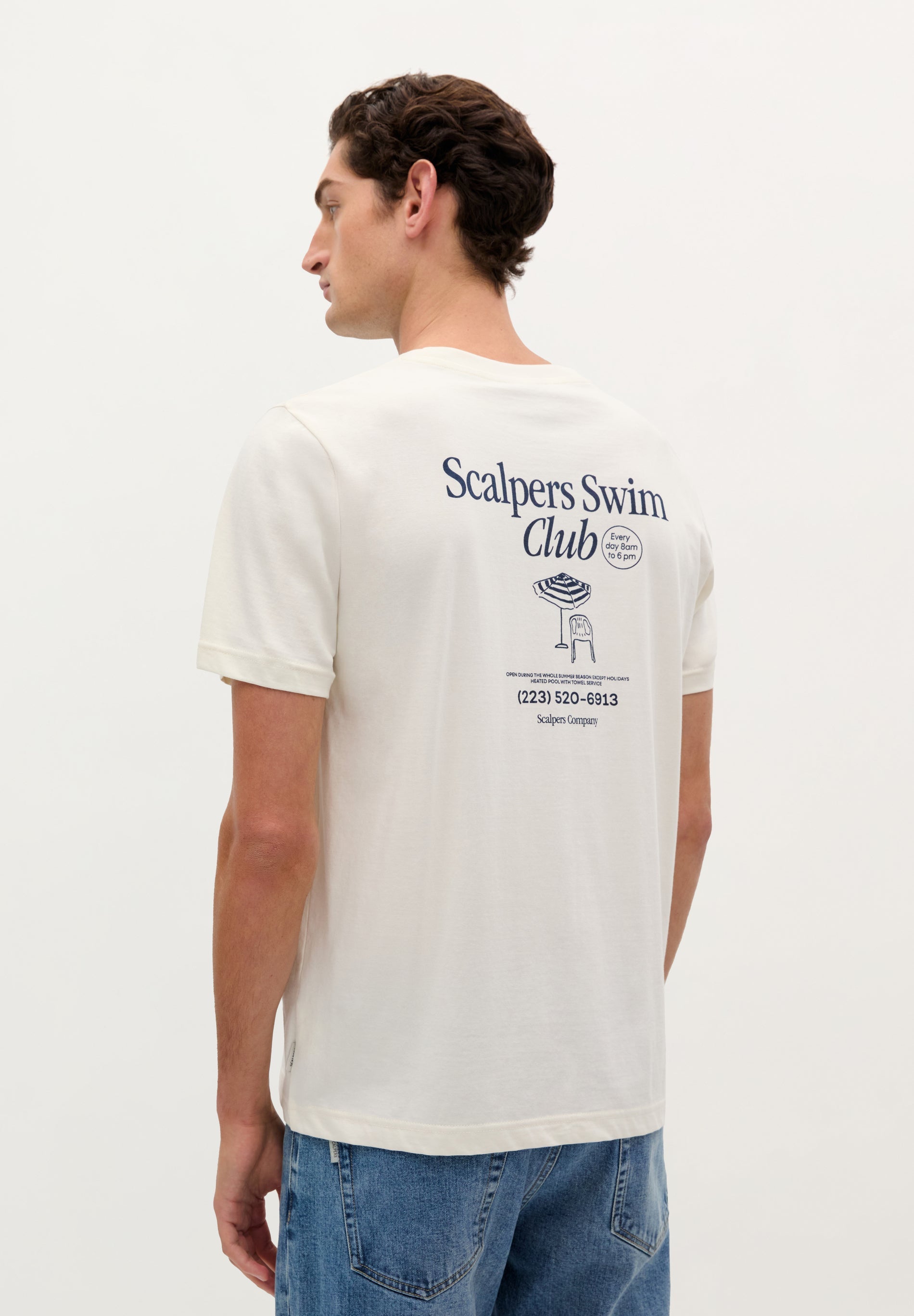 T-SHIRT IMPRIMÉ DOS CLUB