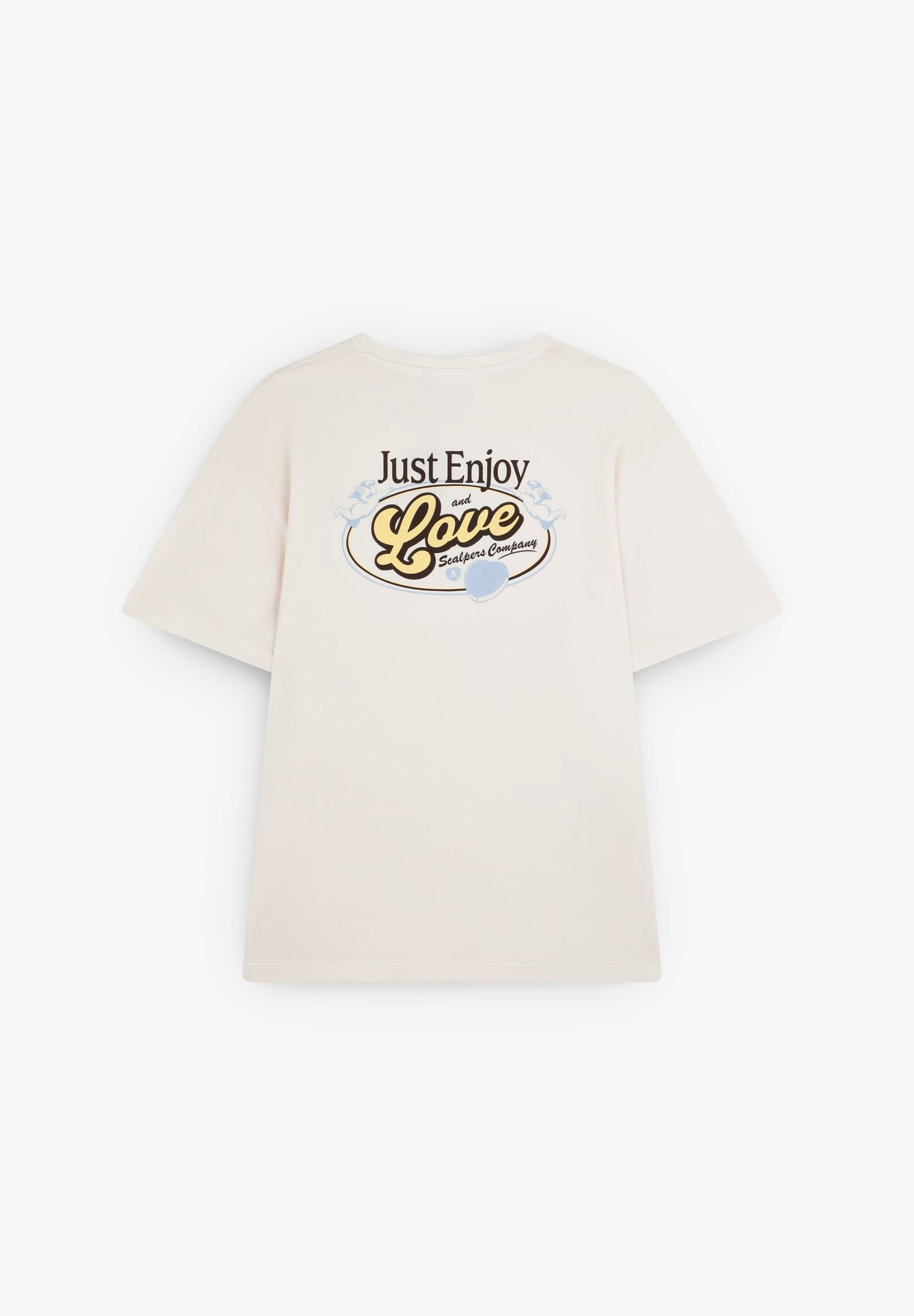 T-SHIRT WITH LOVE PRINT ON THE BACK