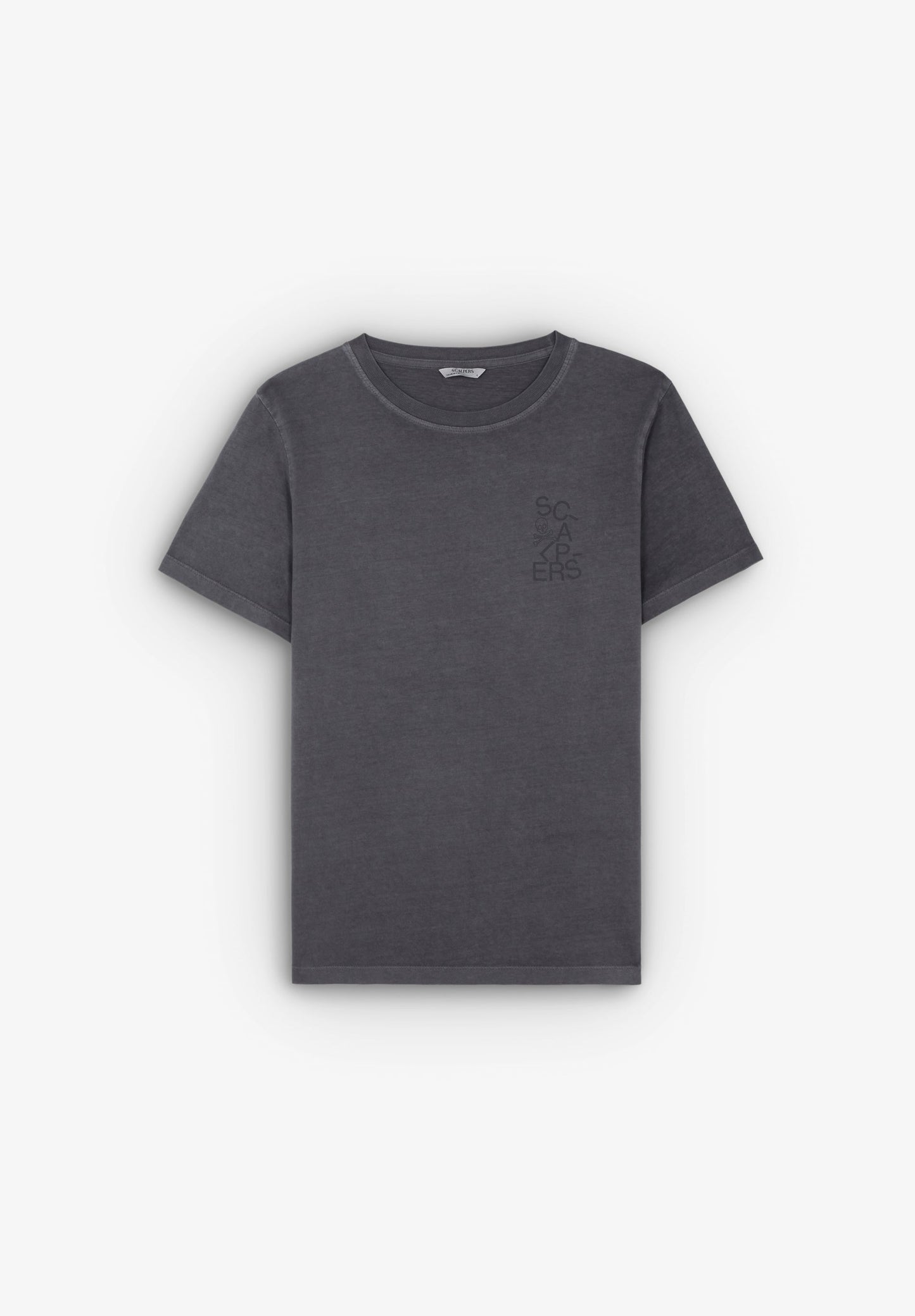 T-SHIRT WITH SKULL LOGO